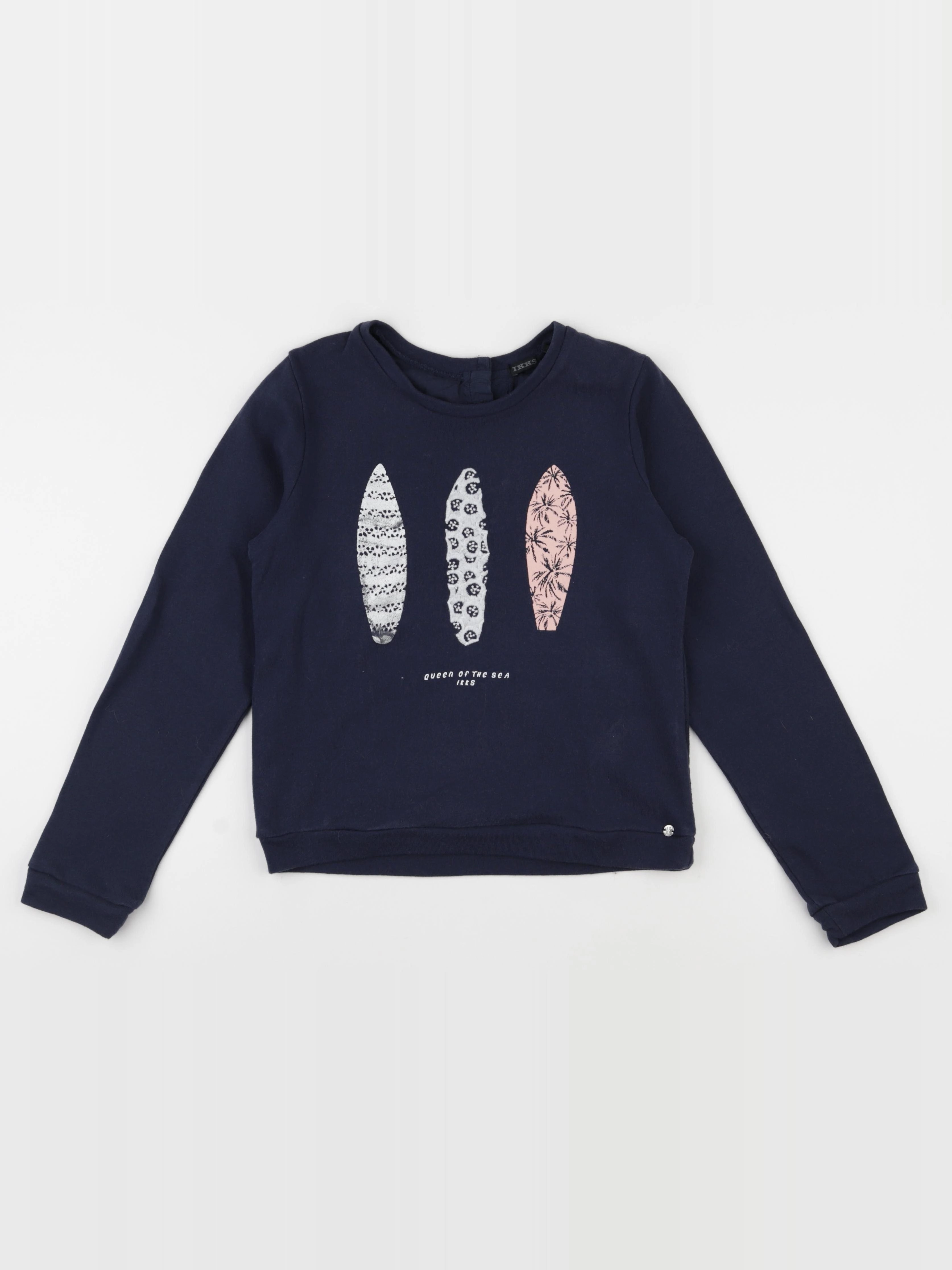 IKKS - sweat bleu - 10 ans