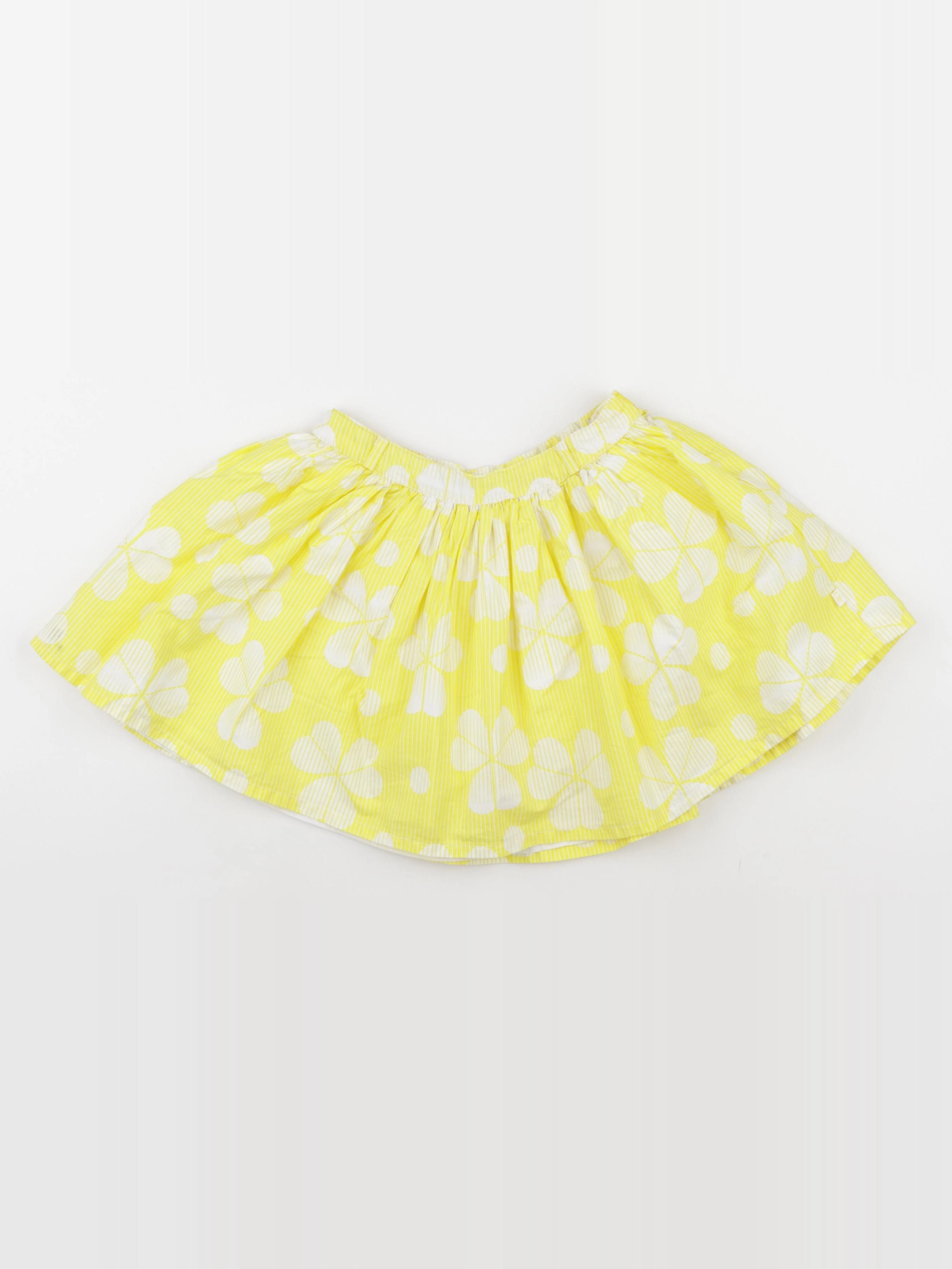 Okaidi - jupe jaune - 4 ans