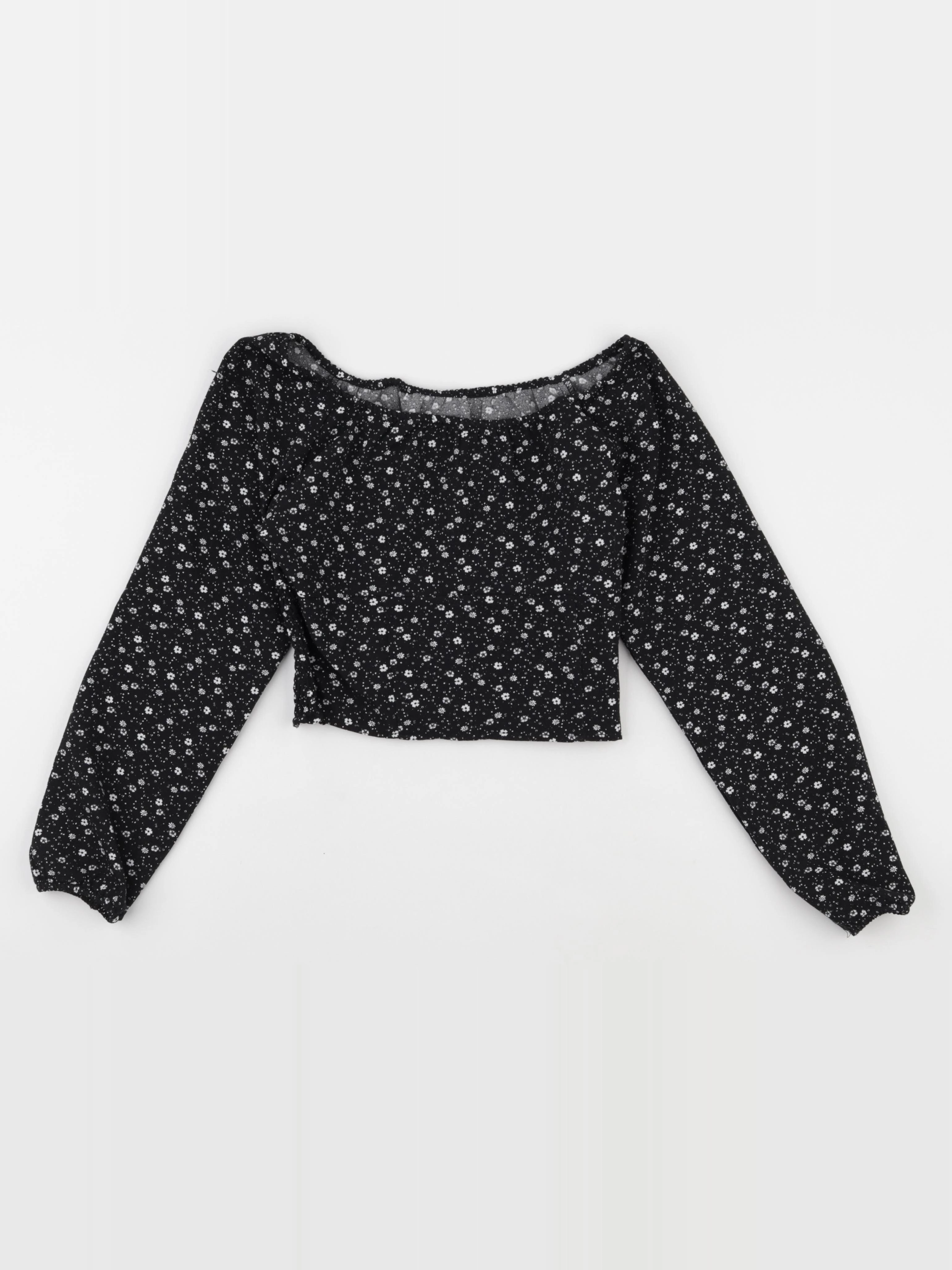 IKKS - blouse noir - 10 ans