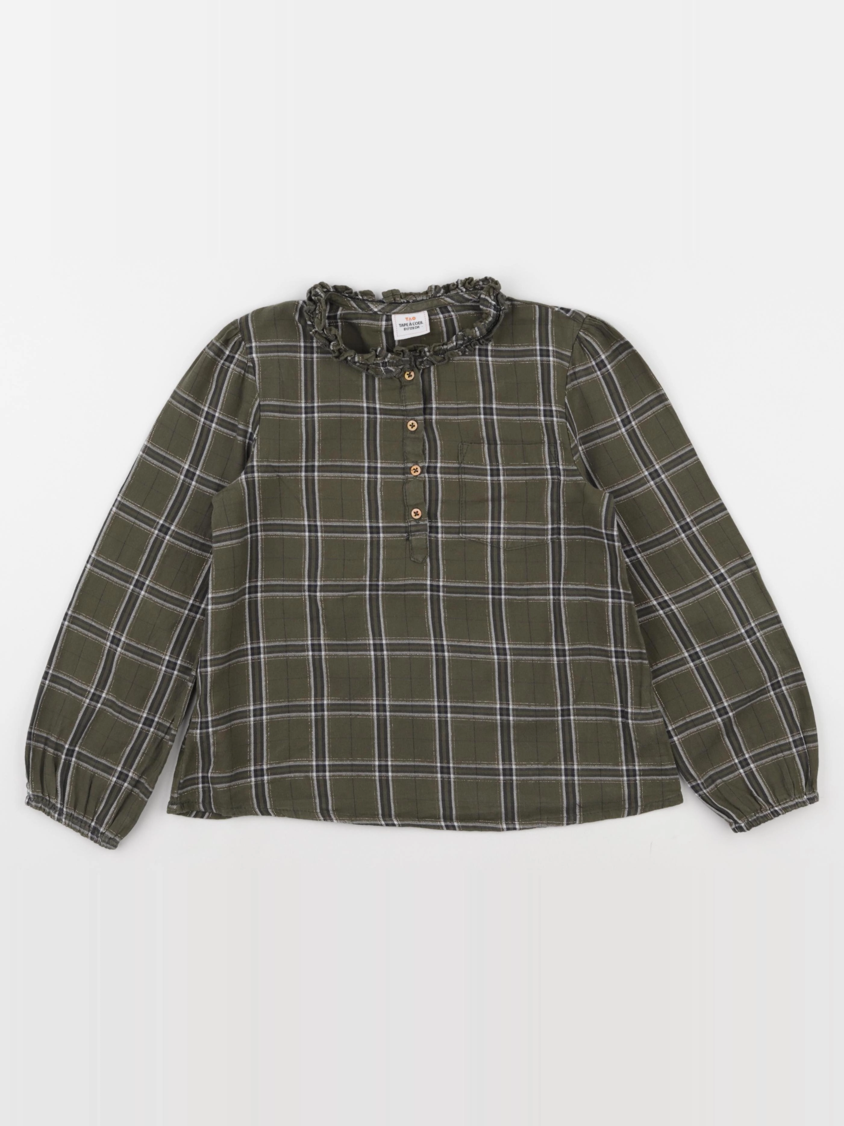 Tape à l'oeil - blouse vert - 8 ans