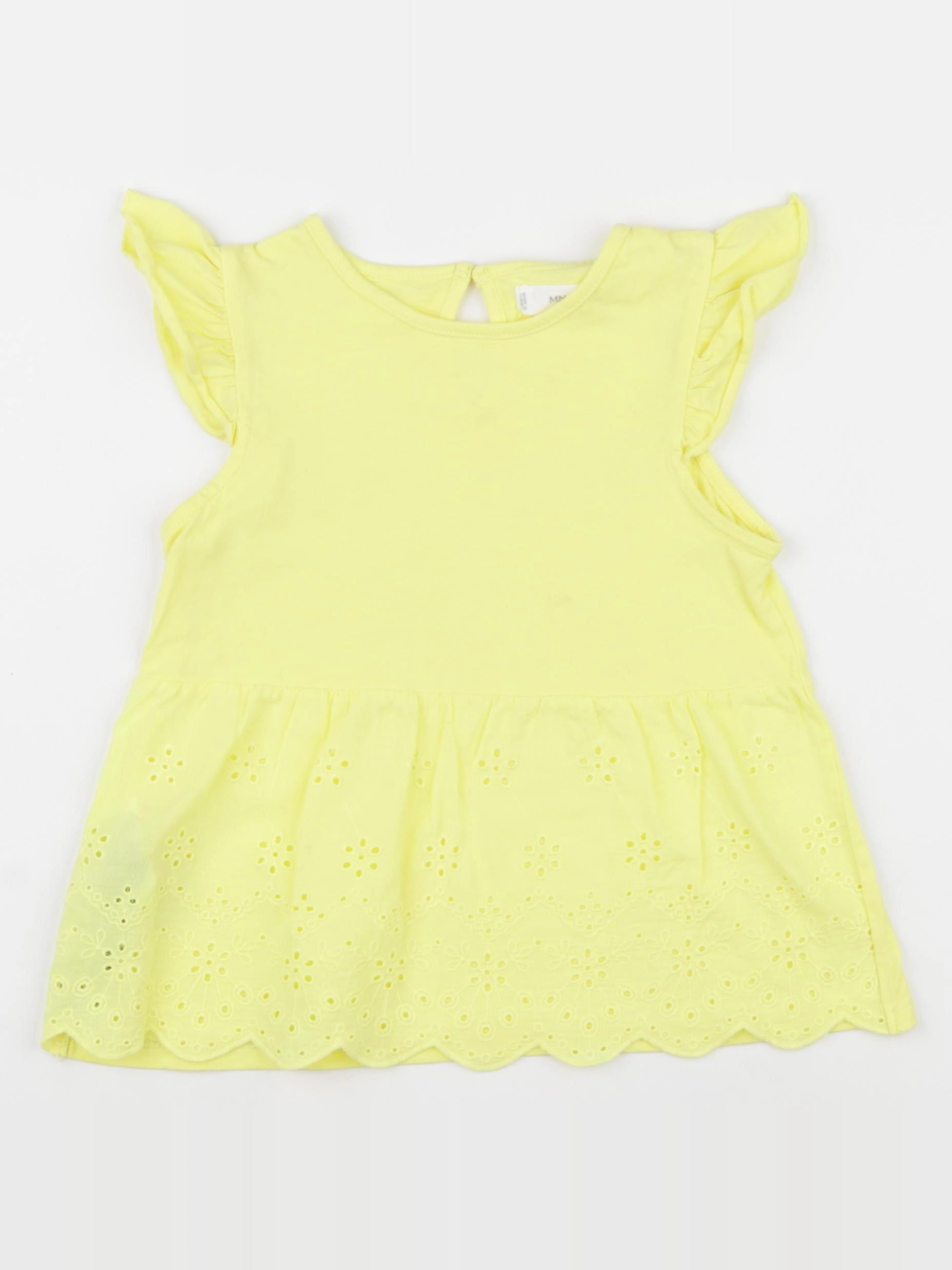 Mango - tee-shirt jaune - 5/6 ans