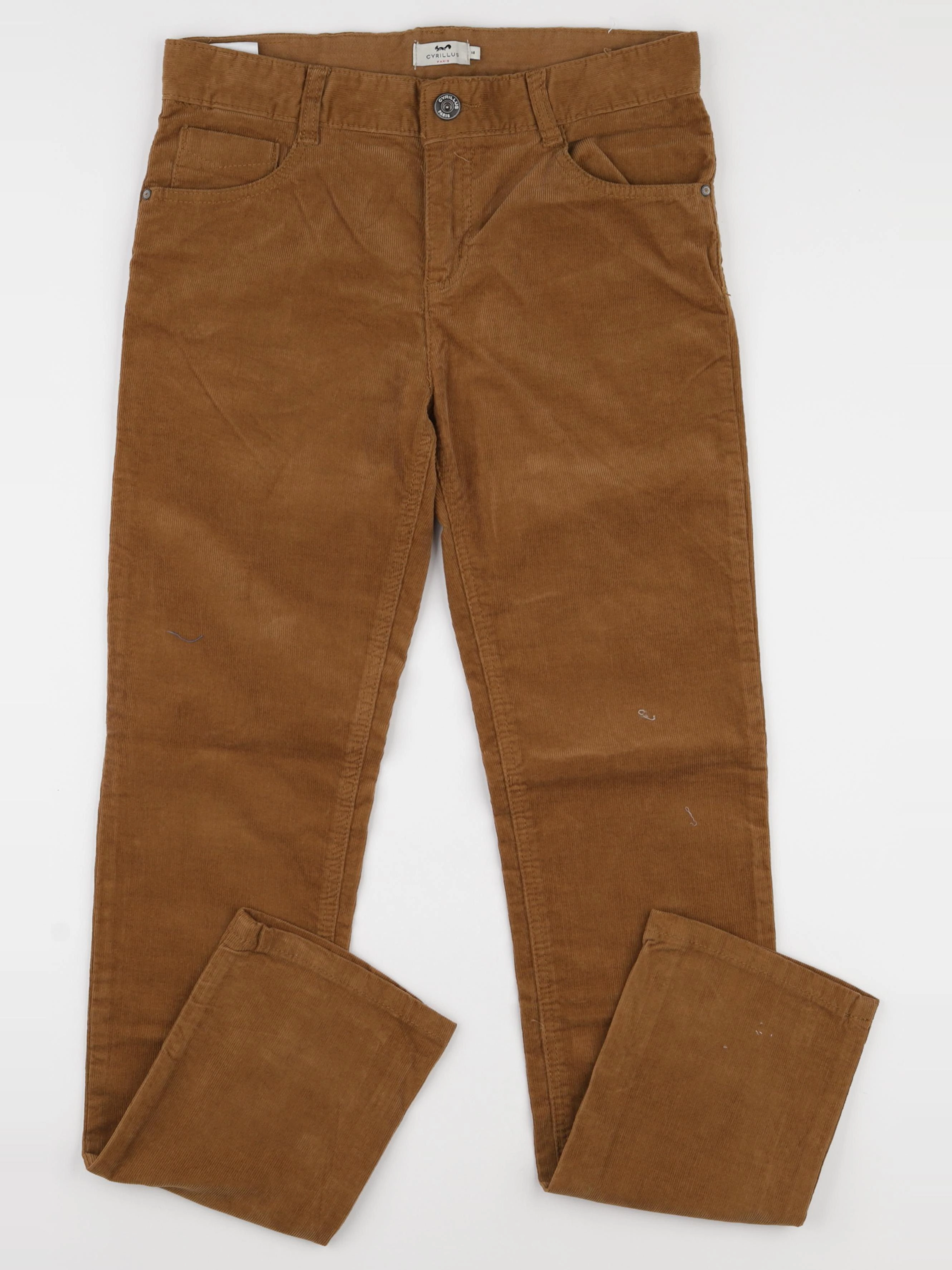 Cyrillus - pantalon marron - 14 ans