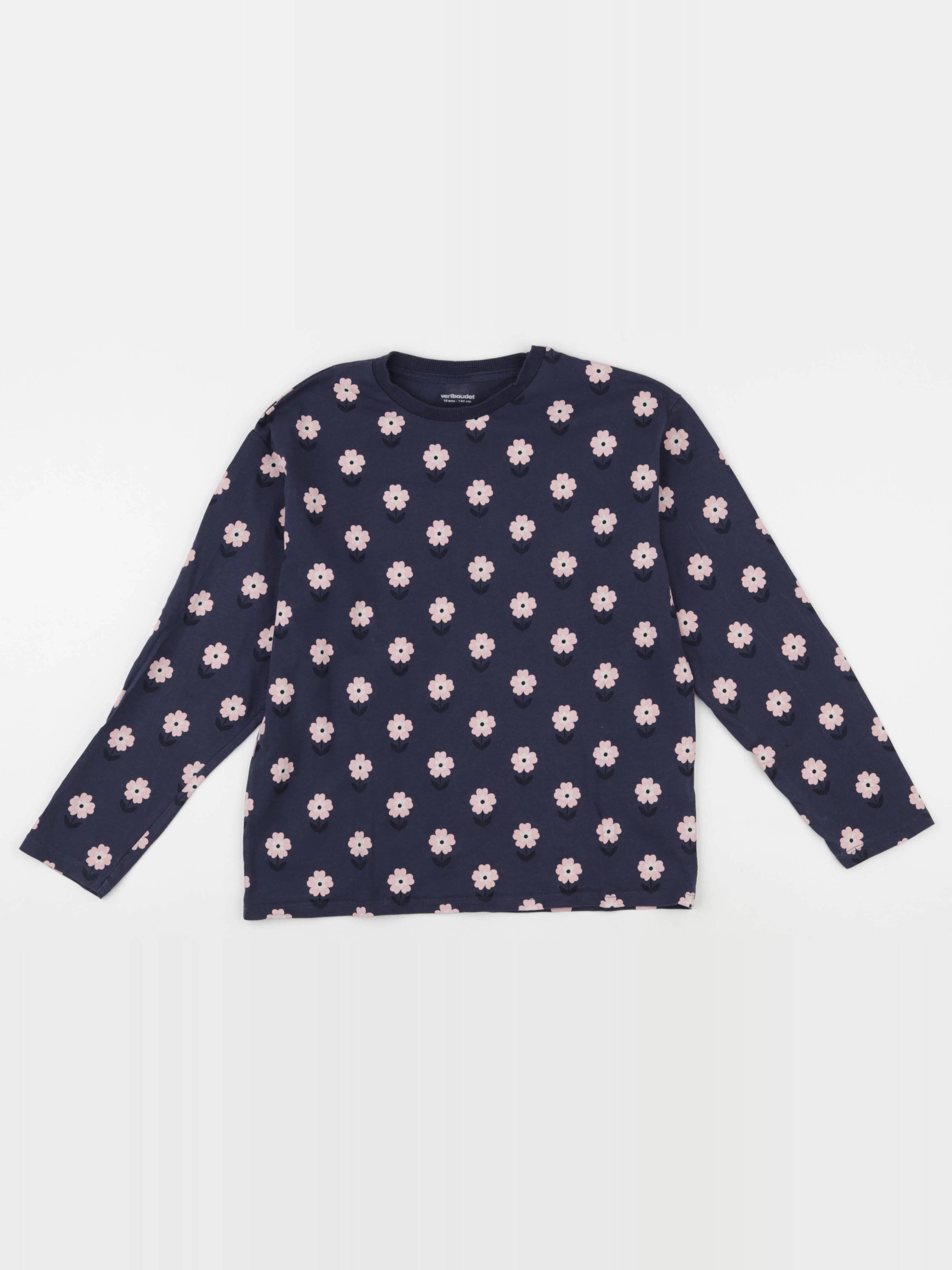 Vertbaudet - tee-shirt bleu - 10 ans