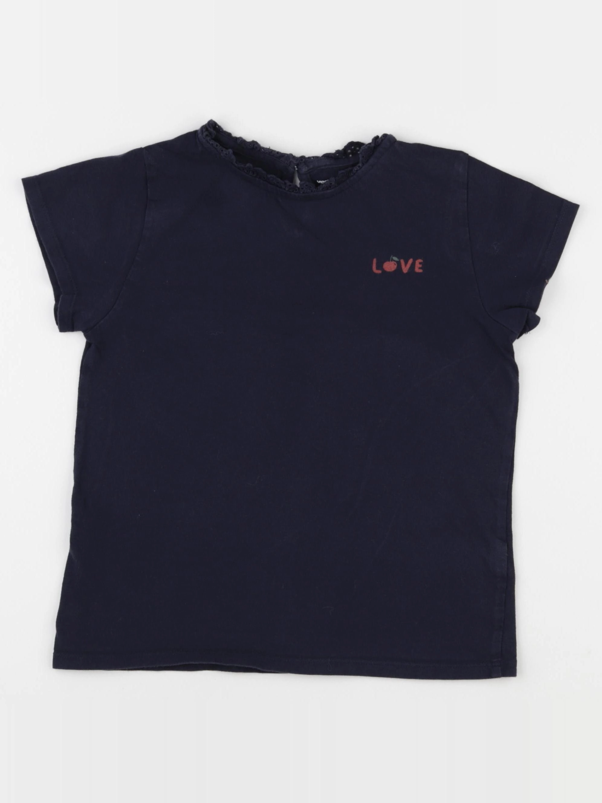 Vertbaudet - tee-shirt bleu - 10 ans