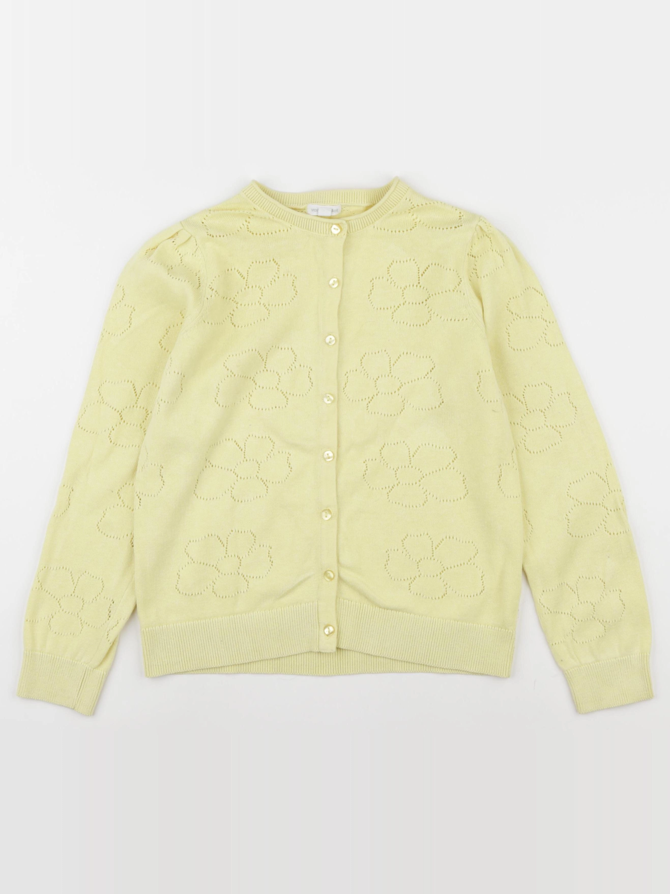 Vertbaudet - gilet jaune - 10 ans