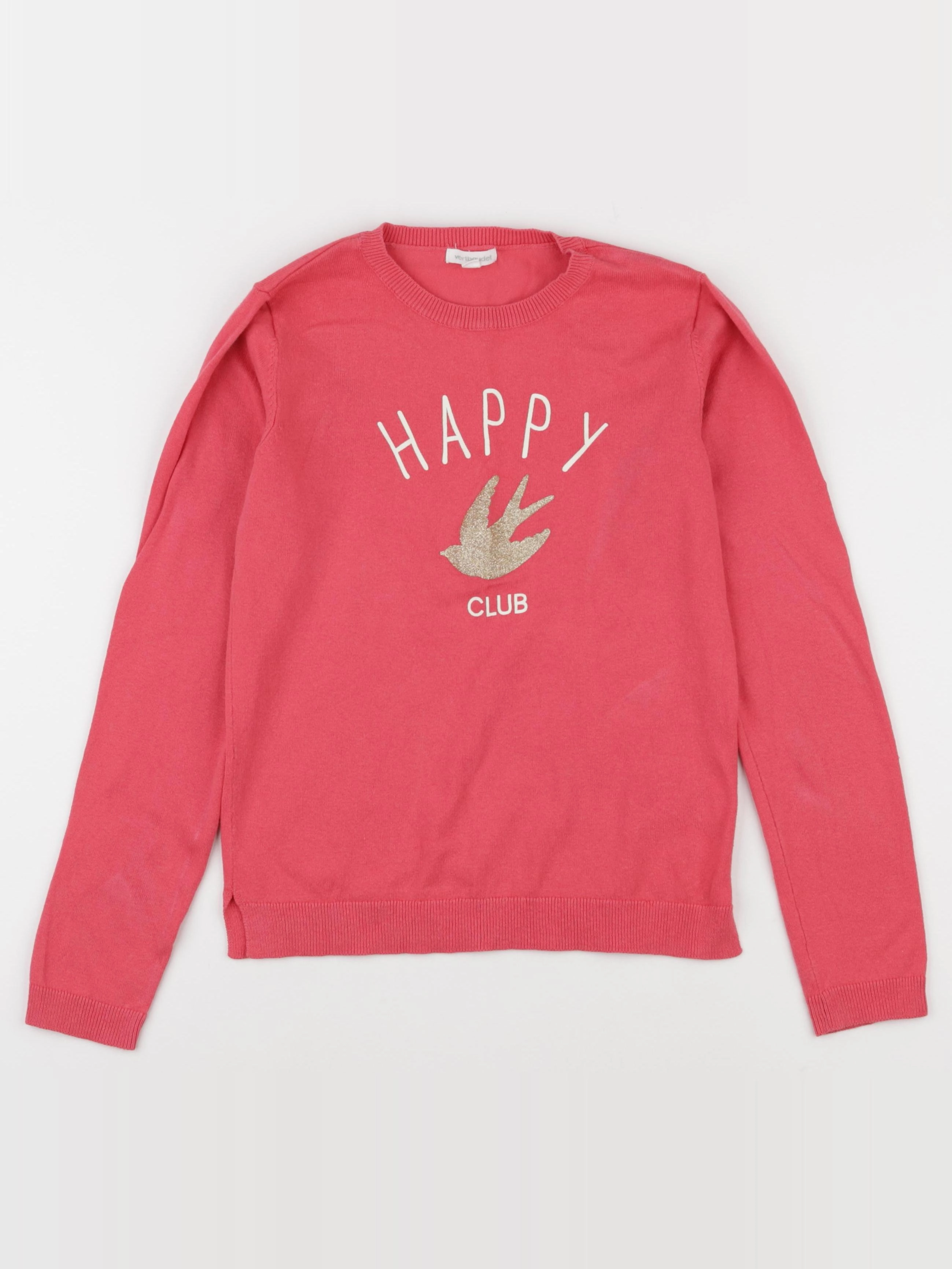 Vertbaudet - pull rose - 10 ans