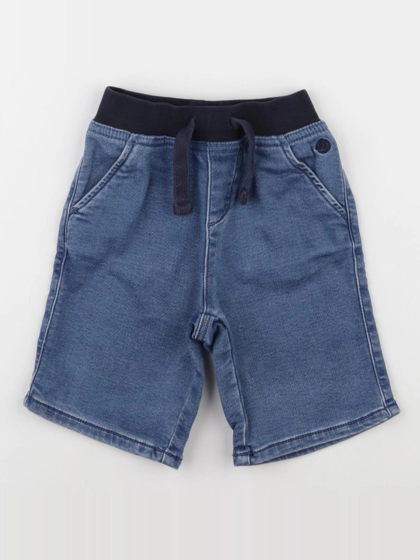 Petit Bateau - short bleu - 4 ans