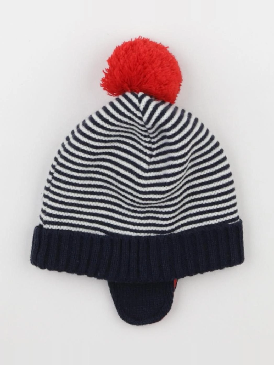 Boutchou - bonnet blanc, bleu - 18/24 mois