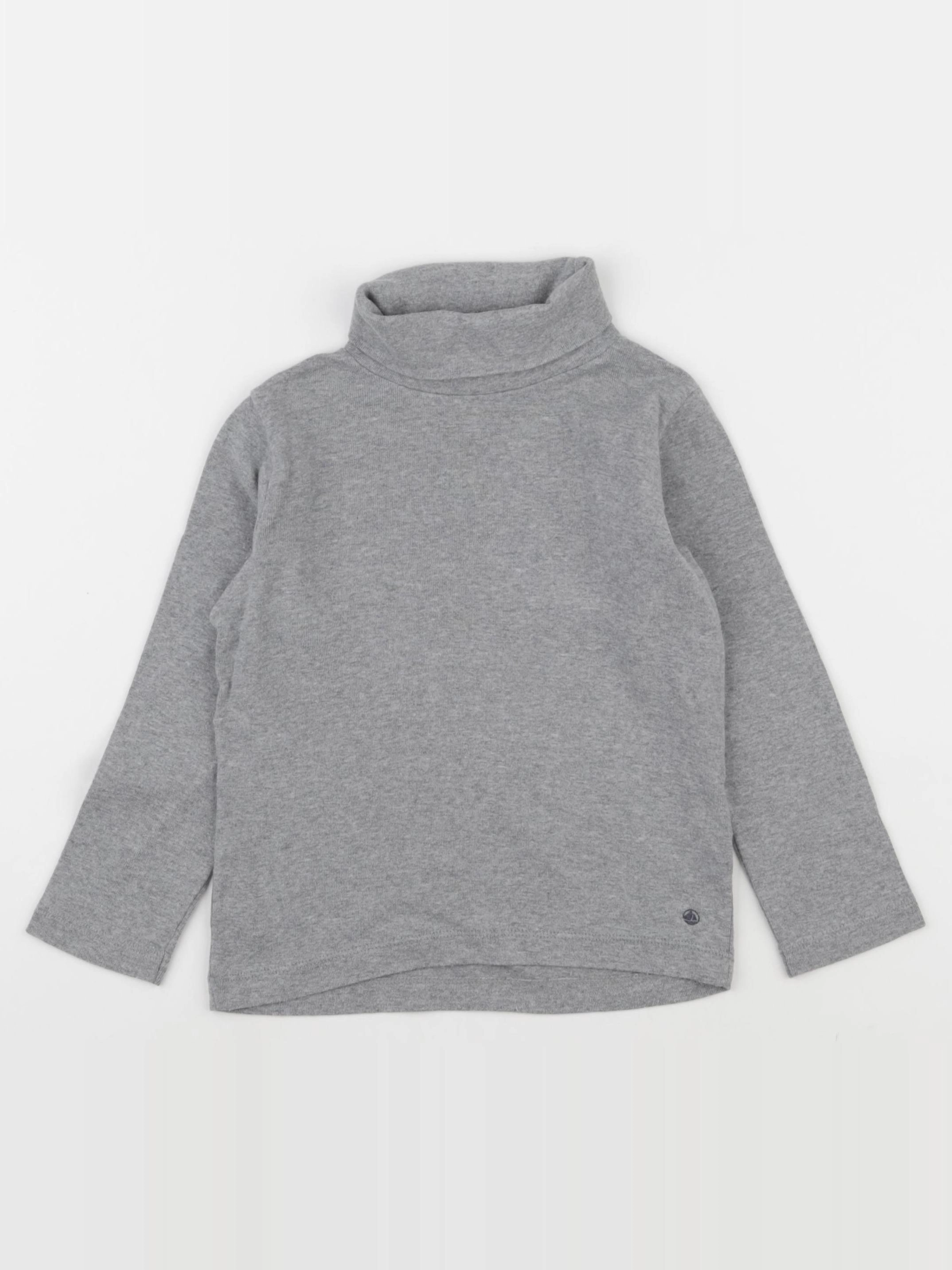 Petit Bateau - sous-pull gris - 4 ans