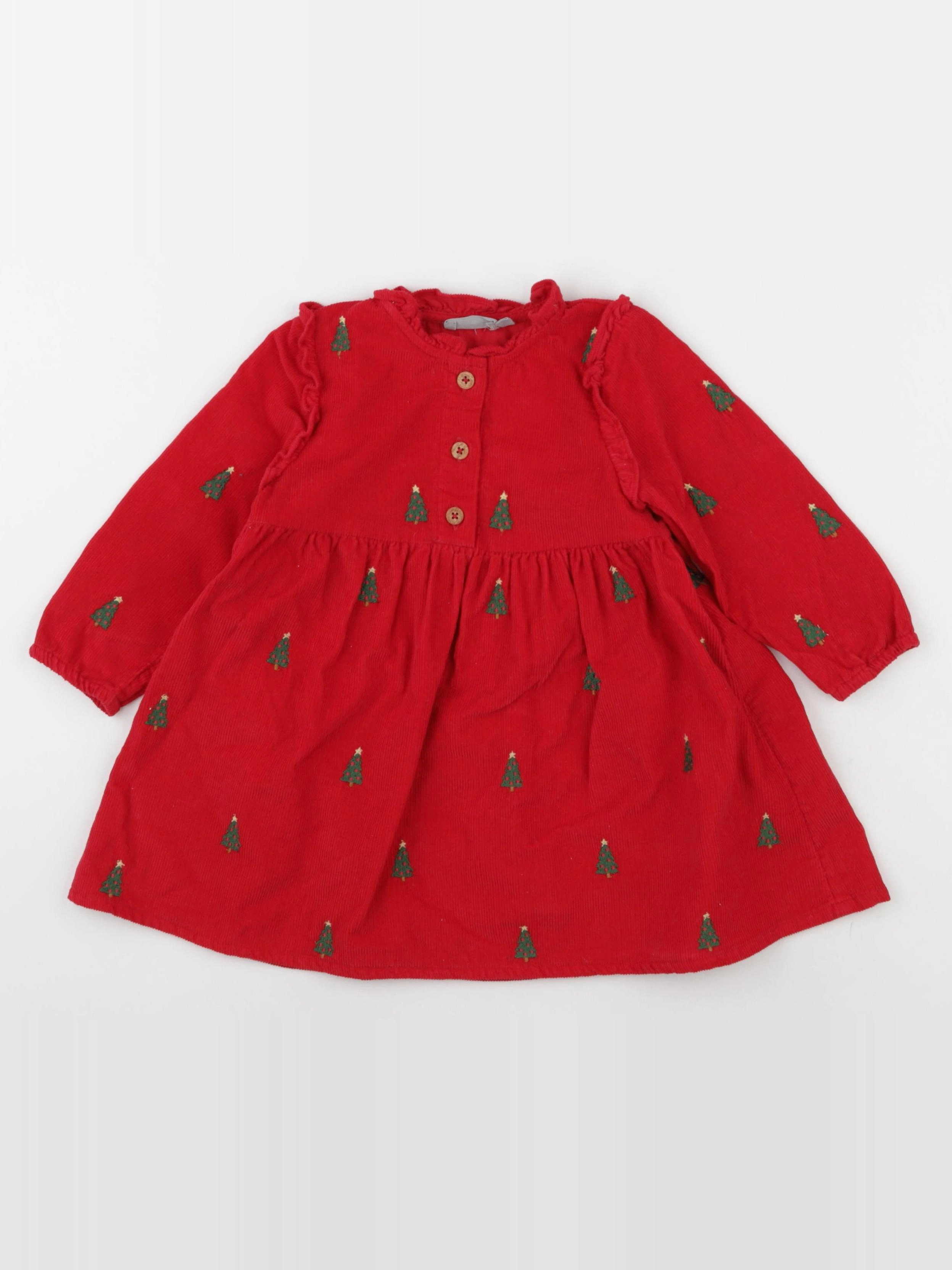Boutchou - robe rouge - 18 mois