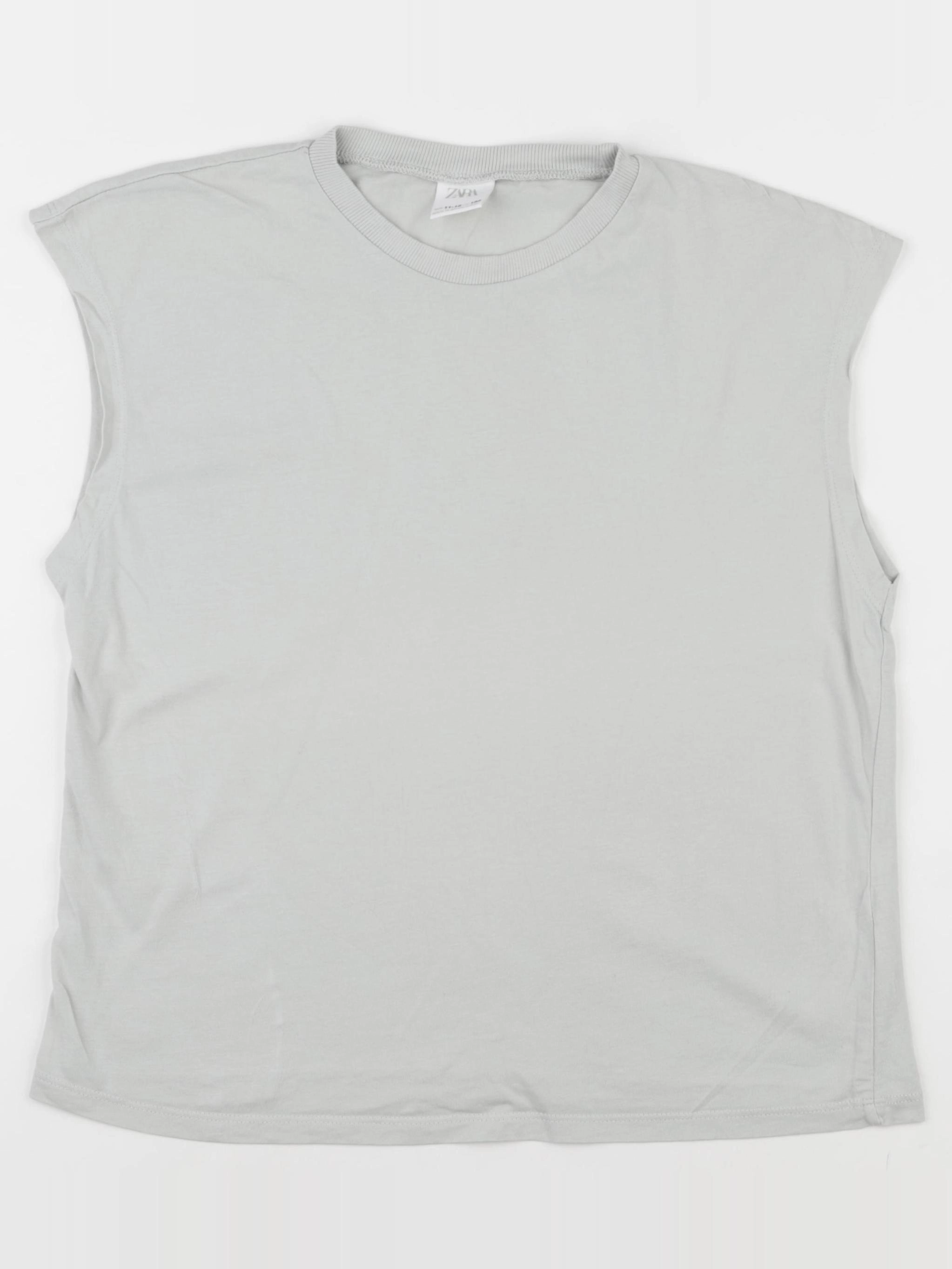 Zara - tee-shirt gris - 11/12 ans