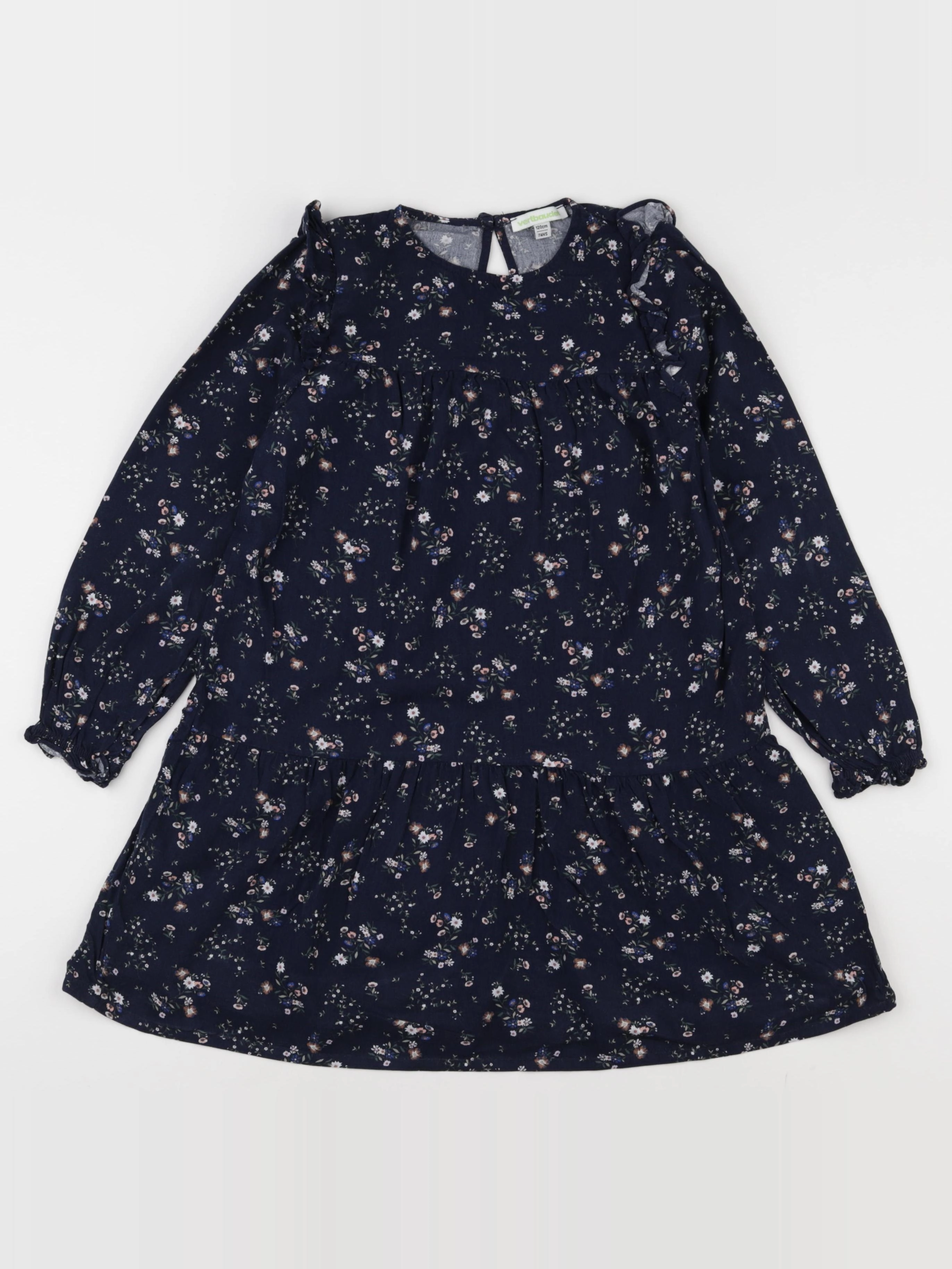 Vertbaudet - robe bleu - 7 ans