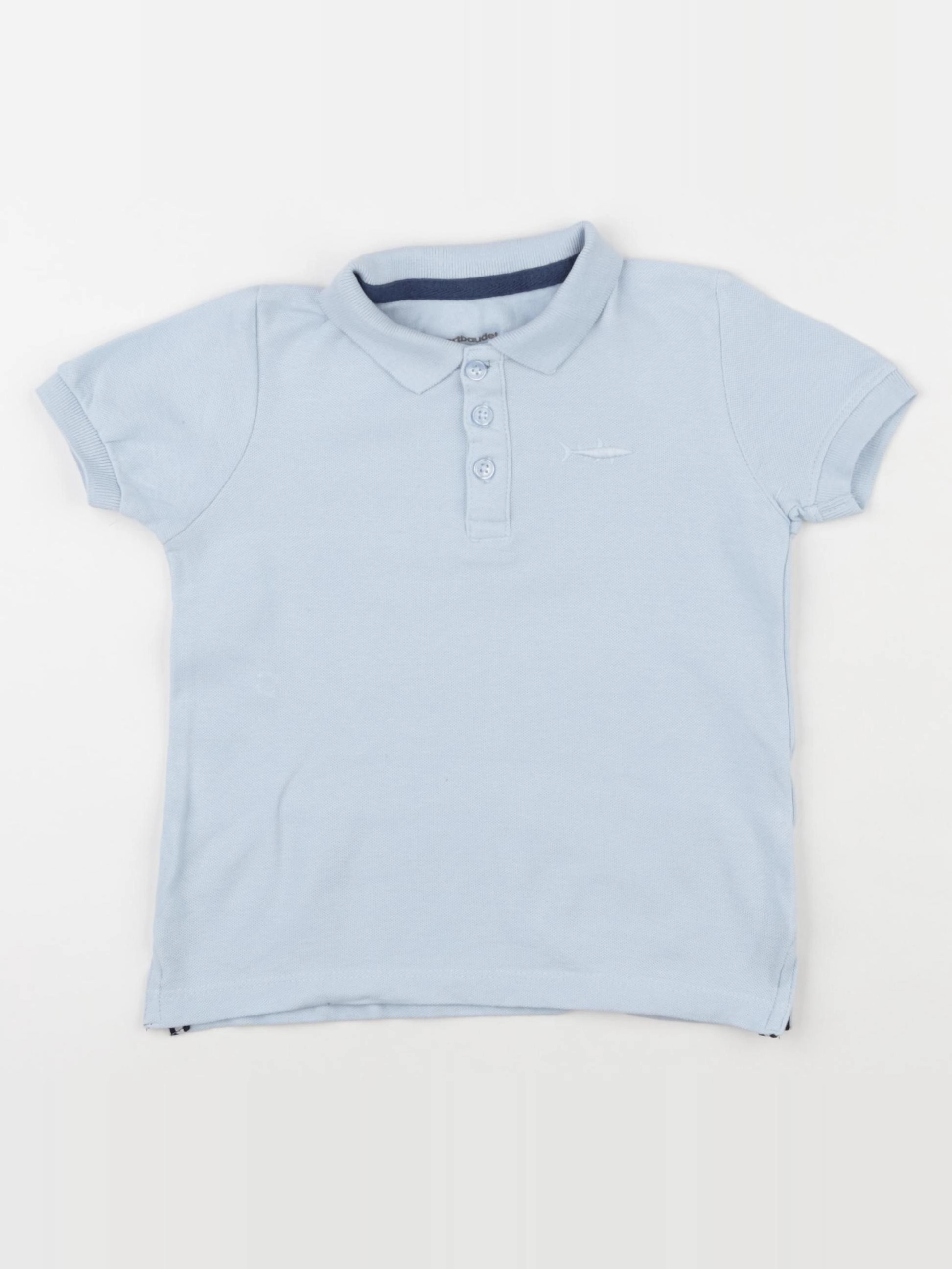 Vertbaudet - polo bleu - 3 ans