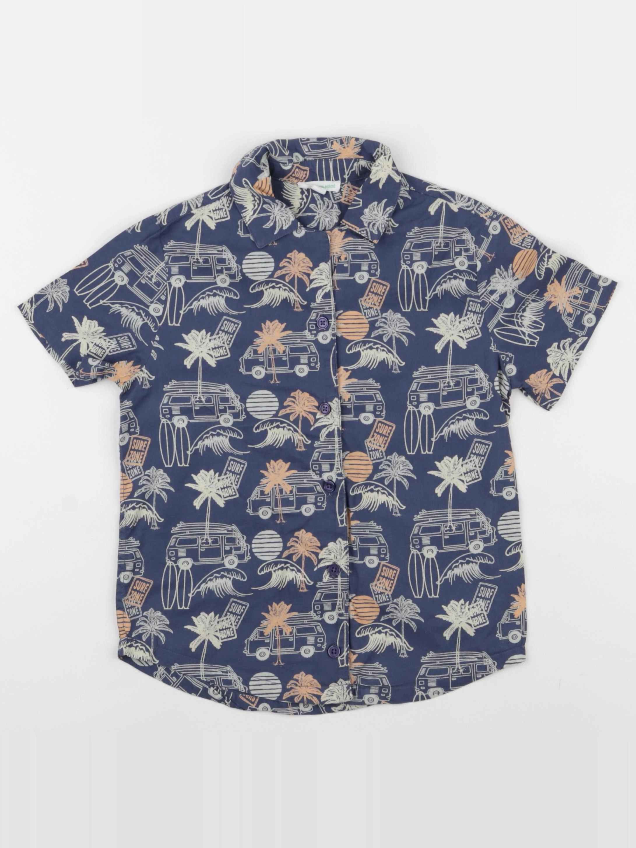 Vertbaudet - chemise bleu - 5 ans
