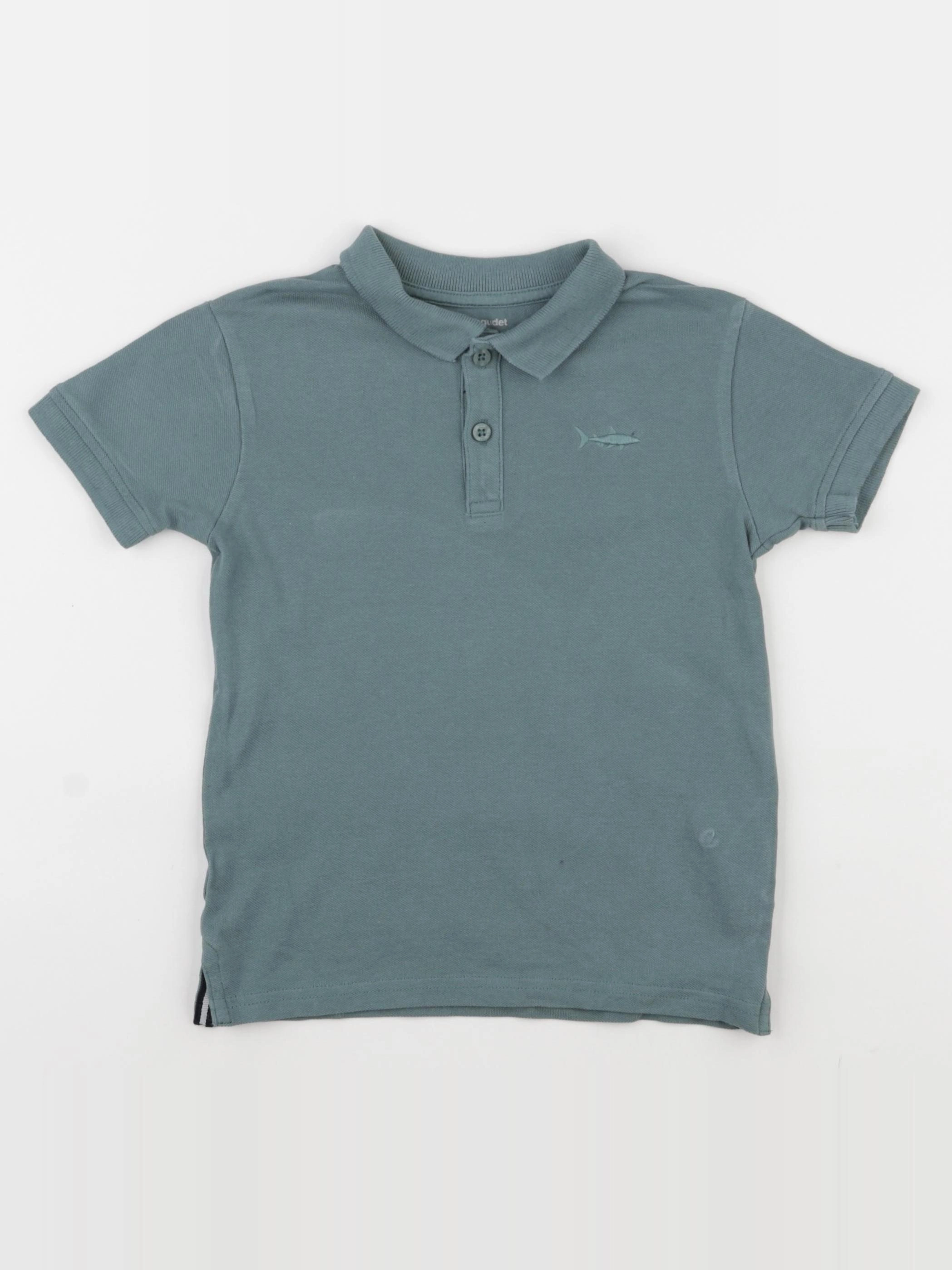 Vertbaudet - polo vert - 5 ans