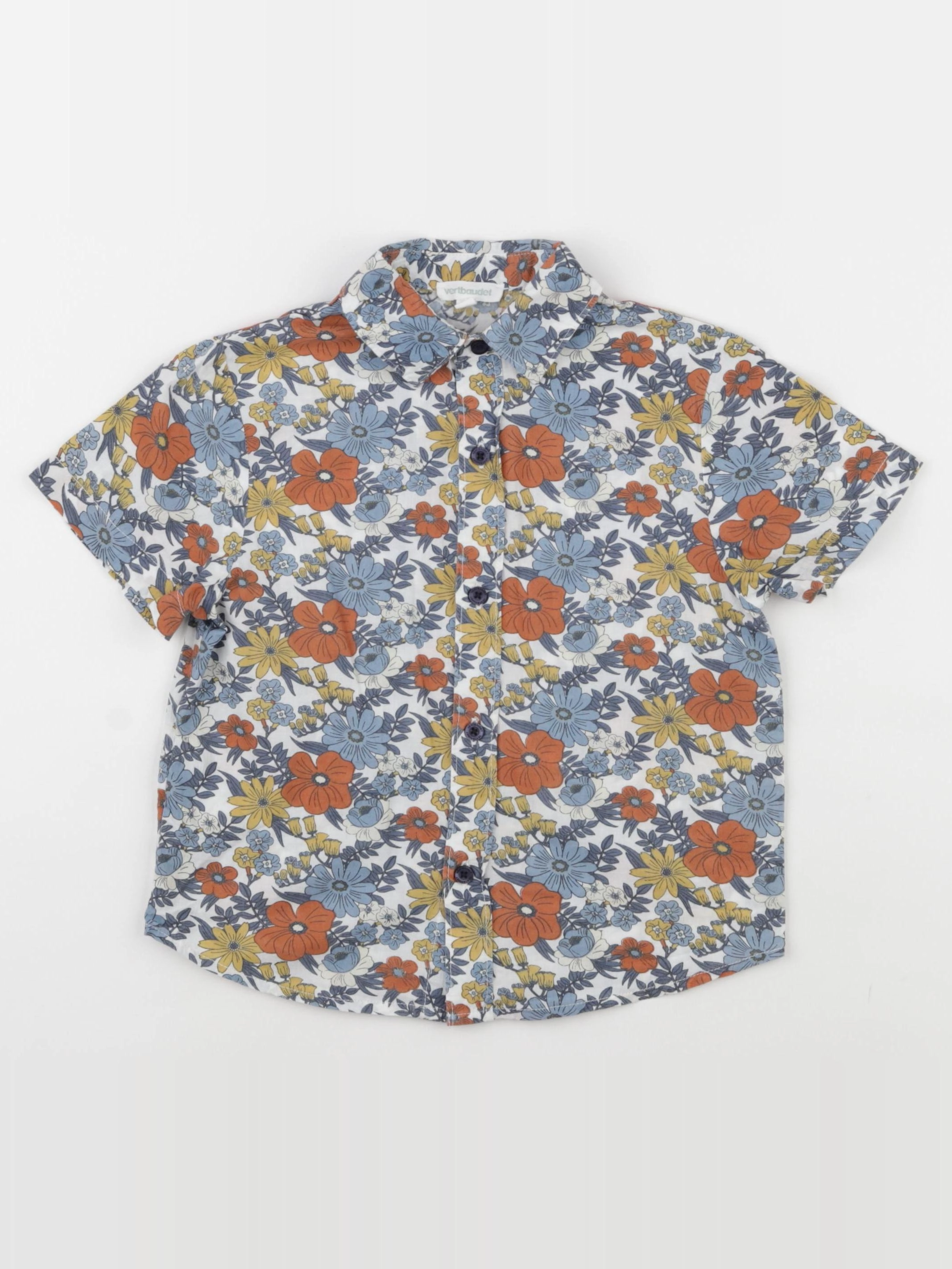 Vertbaudet - chemise multicolore - 3 ans