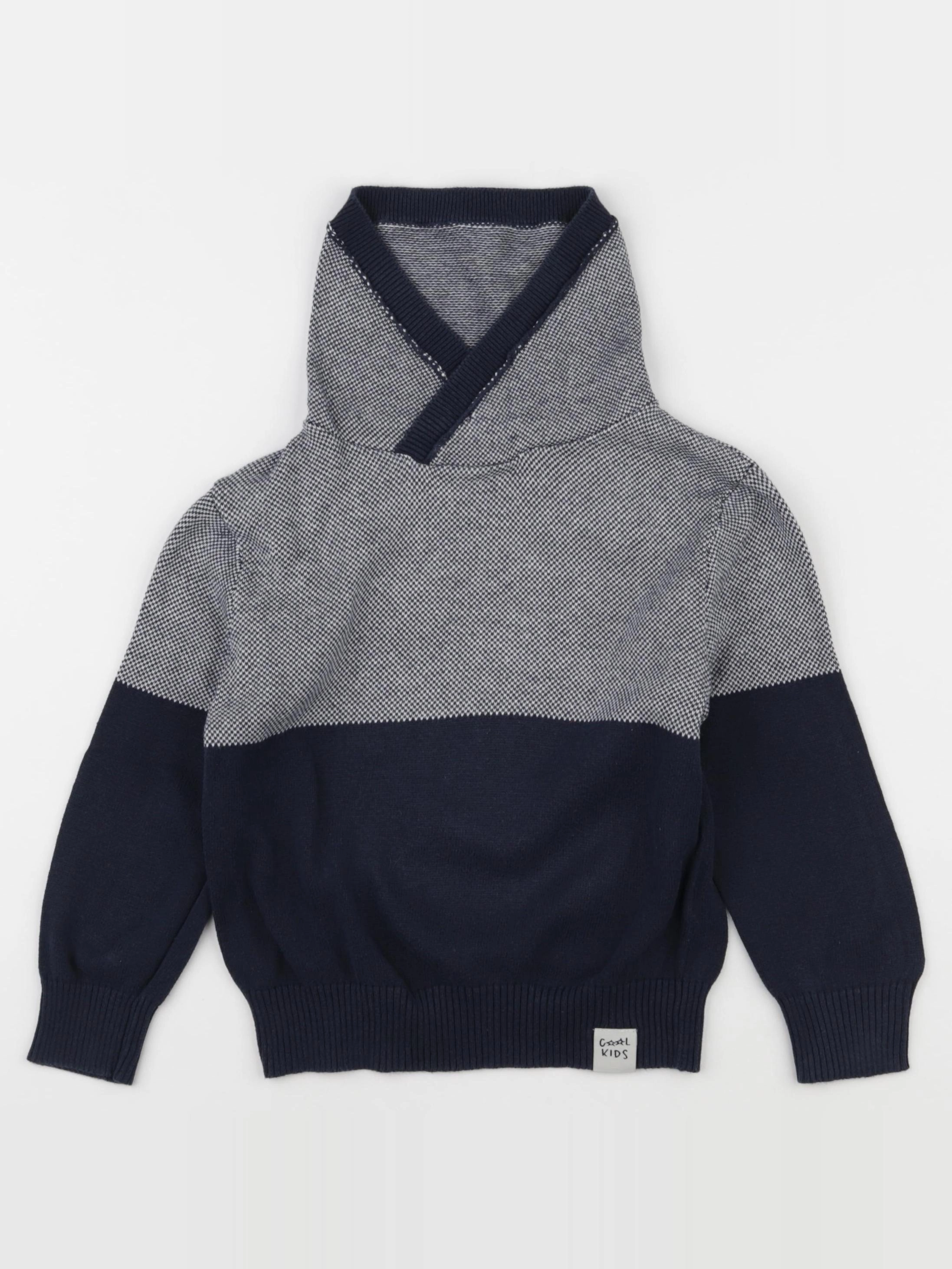 Vertbaudet - pull bleu - 5 ans