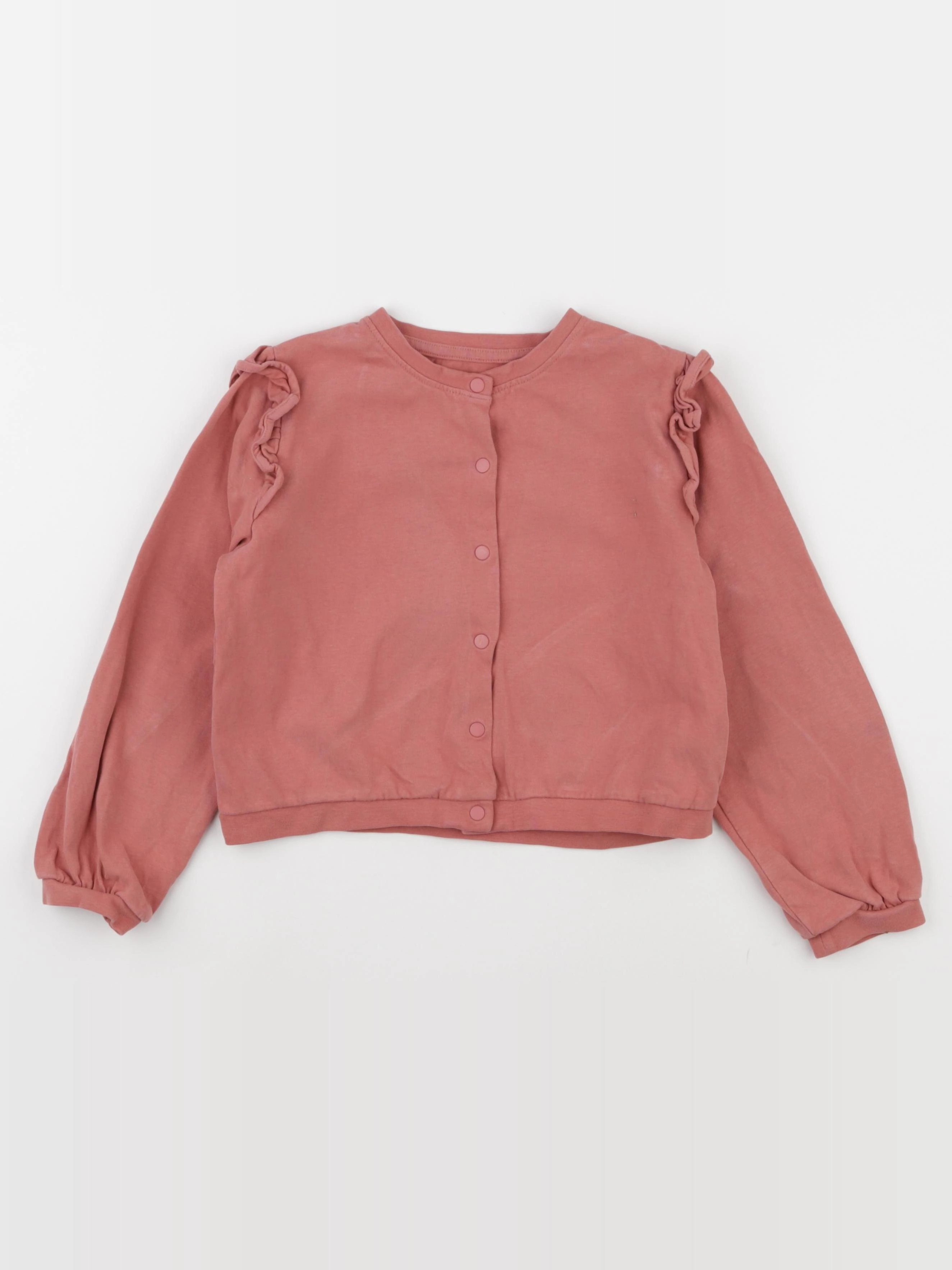 Vertbaudet - gilet rose - 8 ans