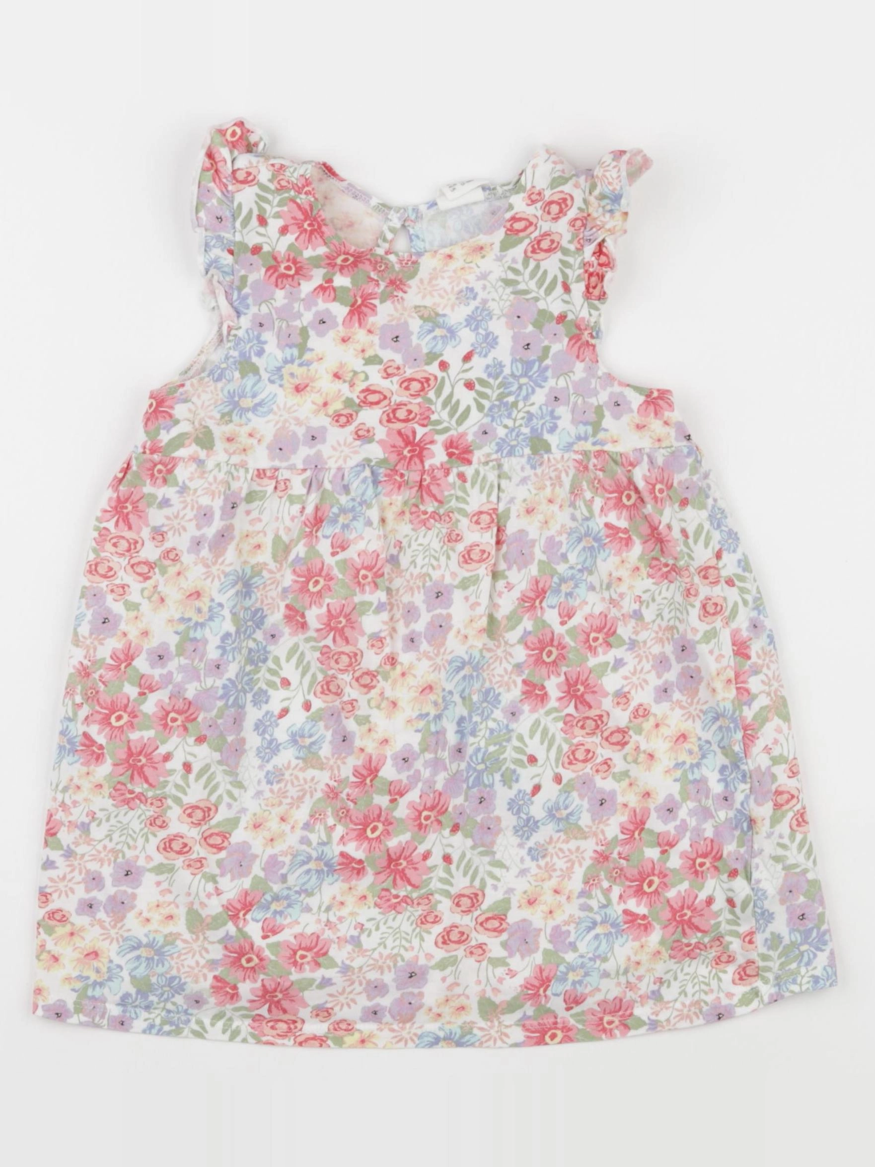 H&M - robe multicolore - 12/18 mois