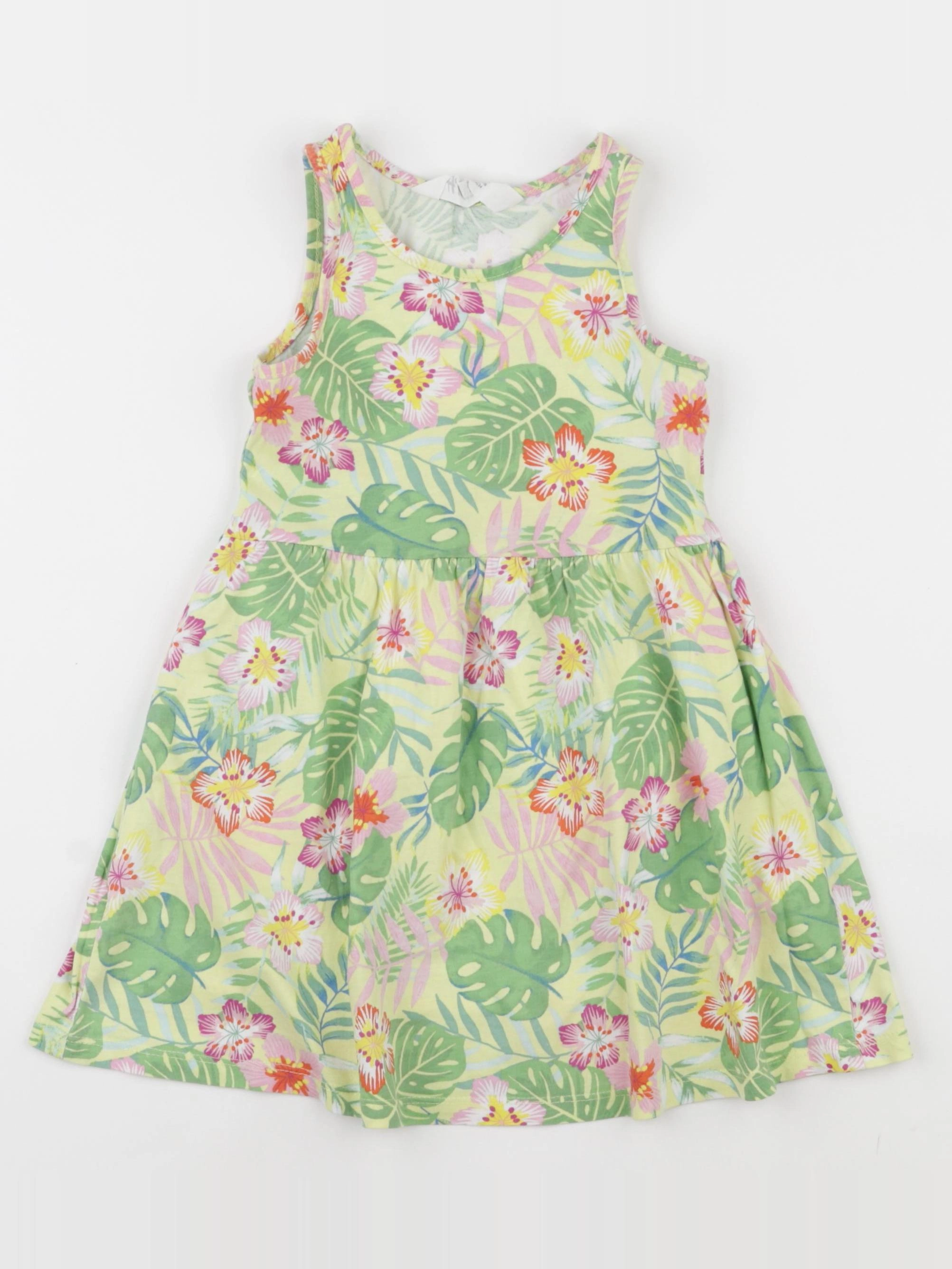 H&M - robe multicolore - 3/4 ans