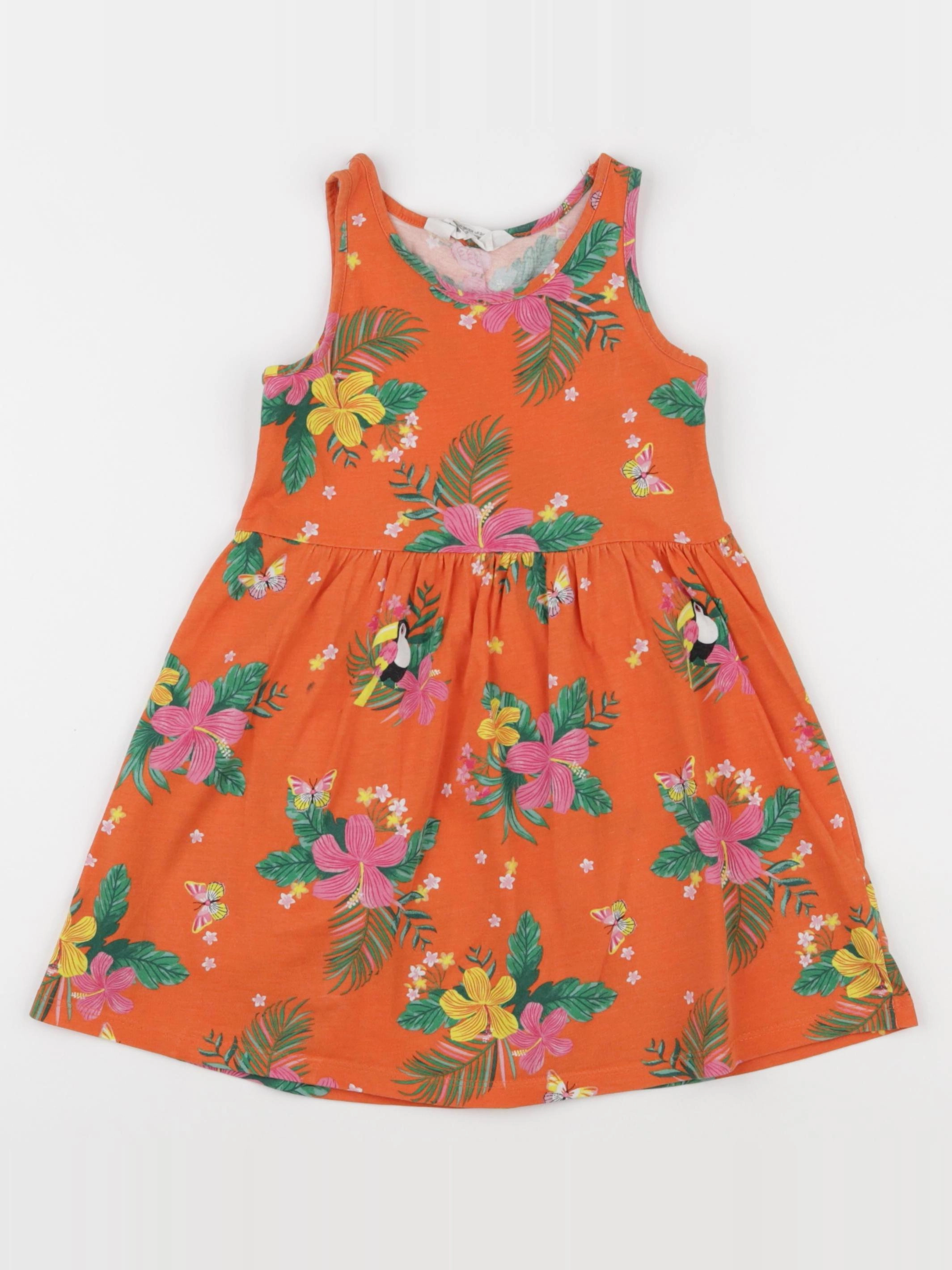H&M - robe multicolore - 2/3 ans