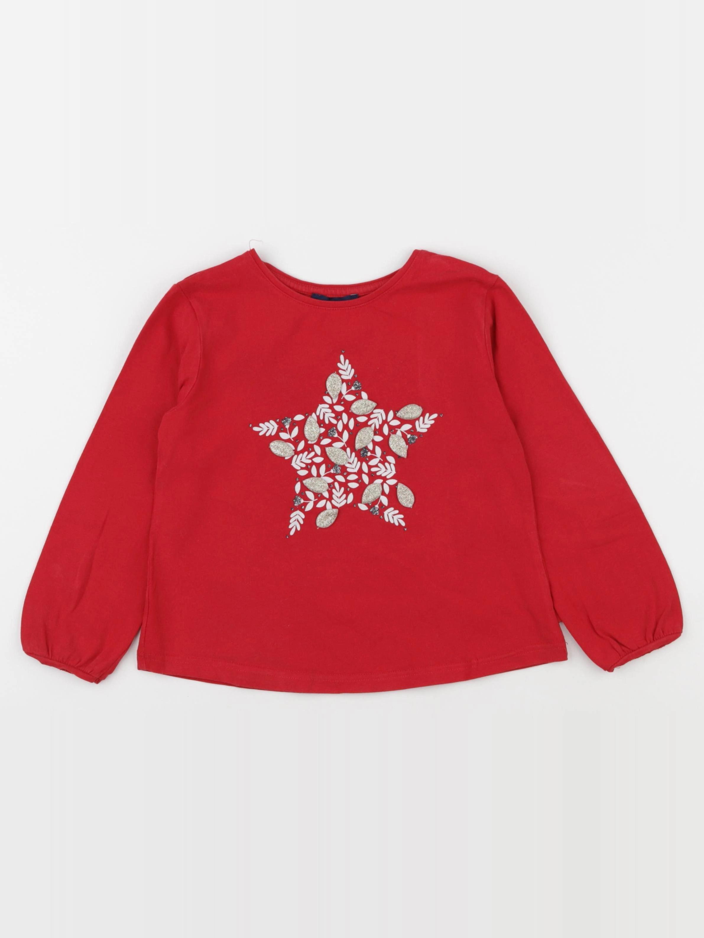 Okaidi - tee-shirt rouge - 4 ans