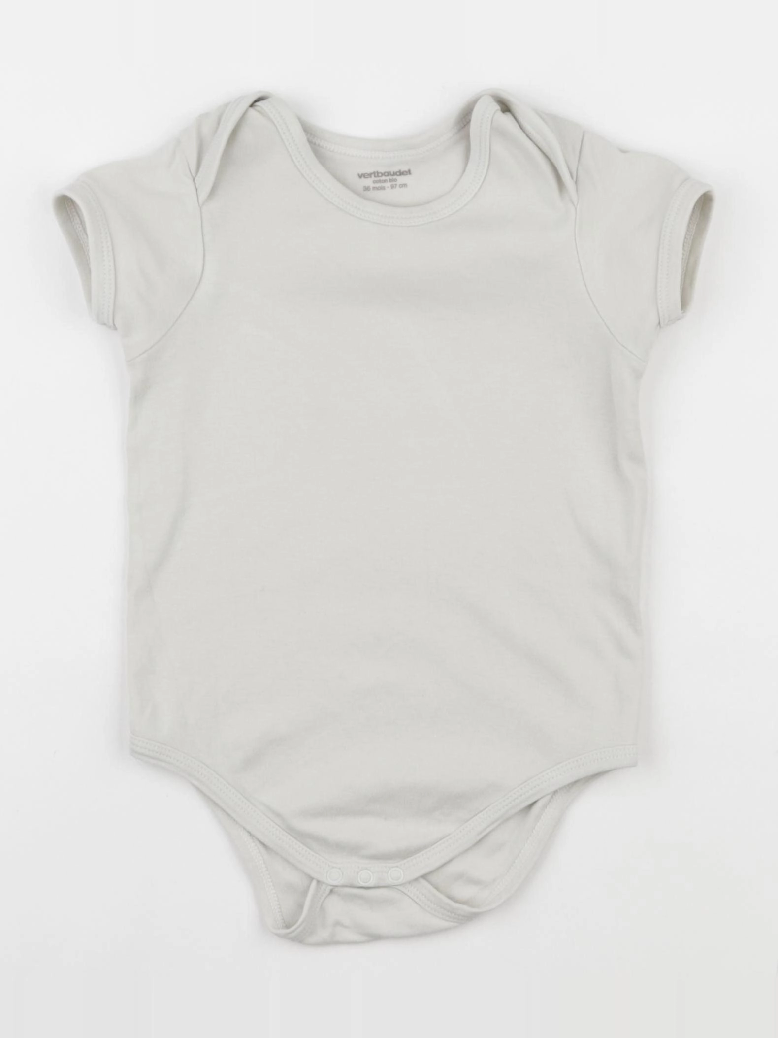 Vertbaudet - body beige - 36 mois