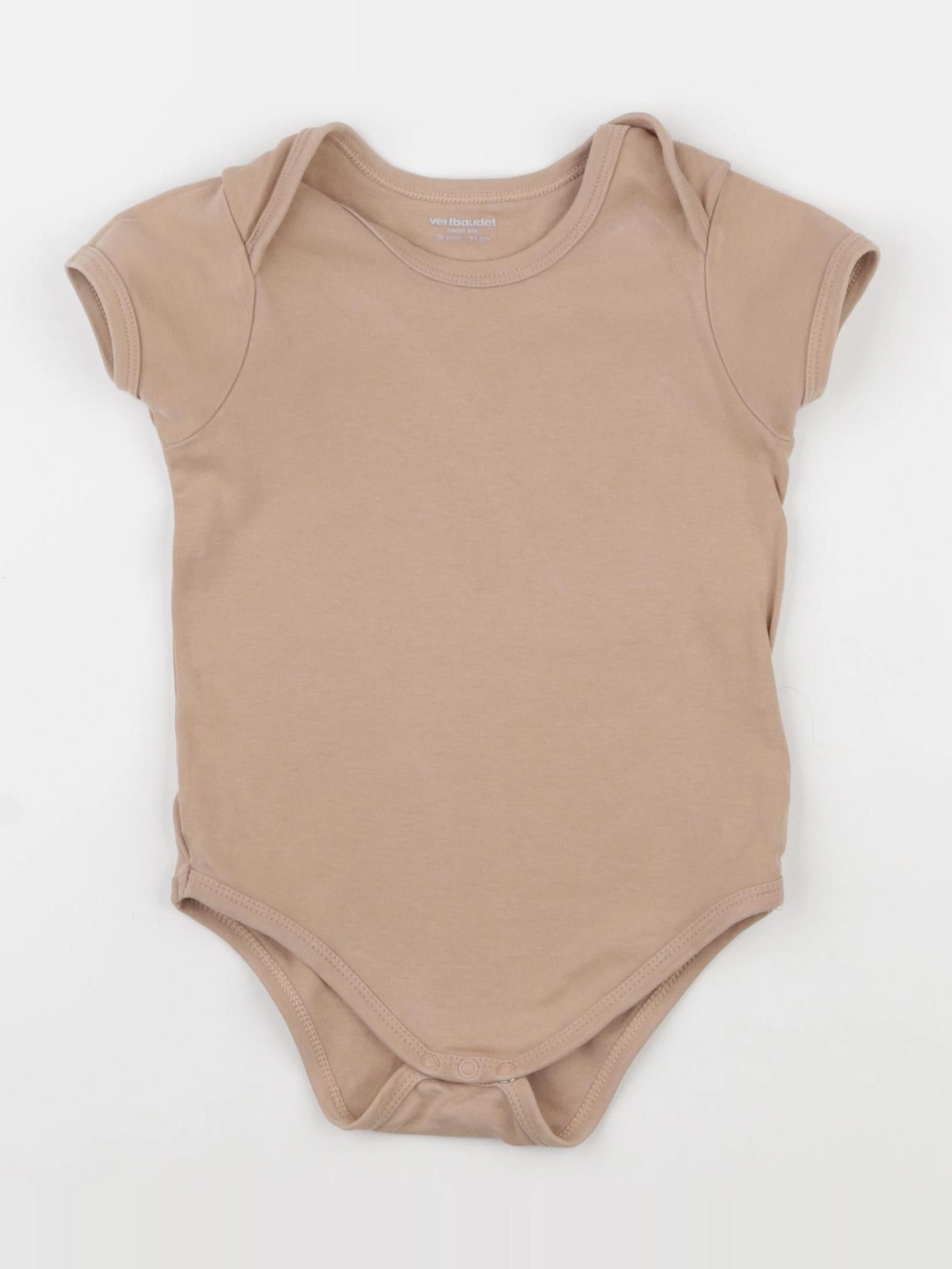 Vertbaudet - body beige - 36 mois