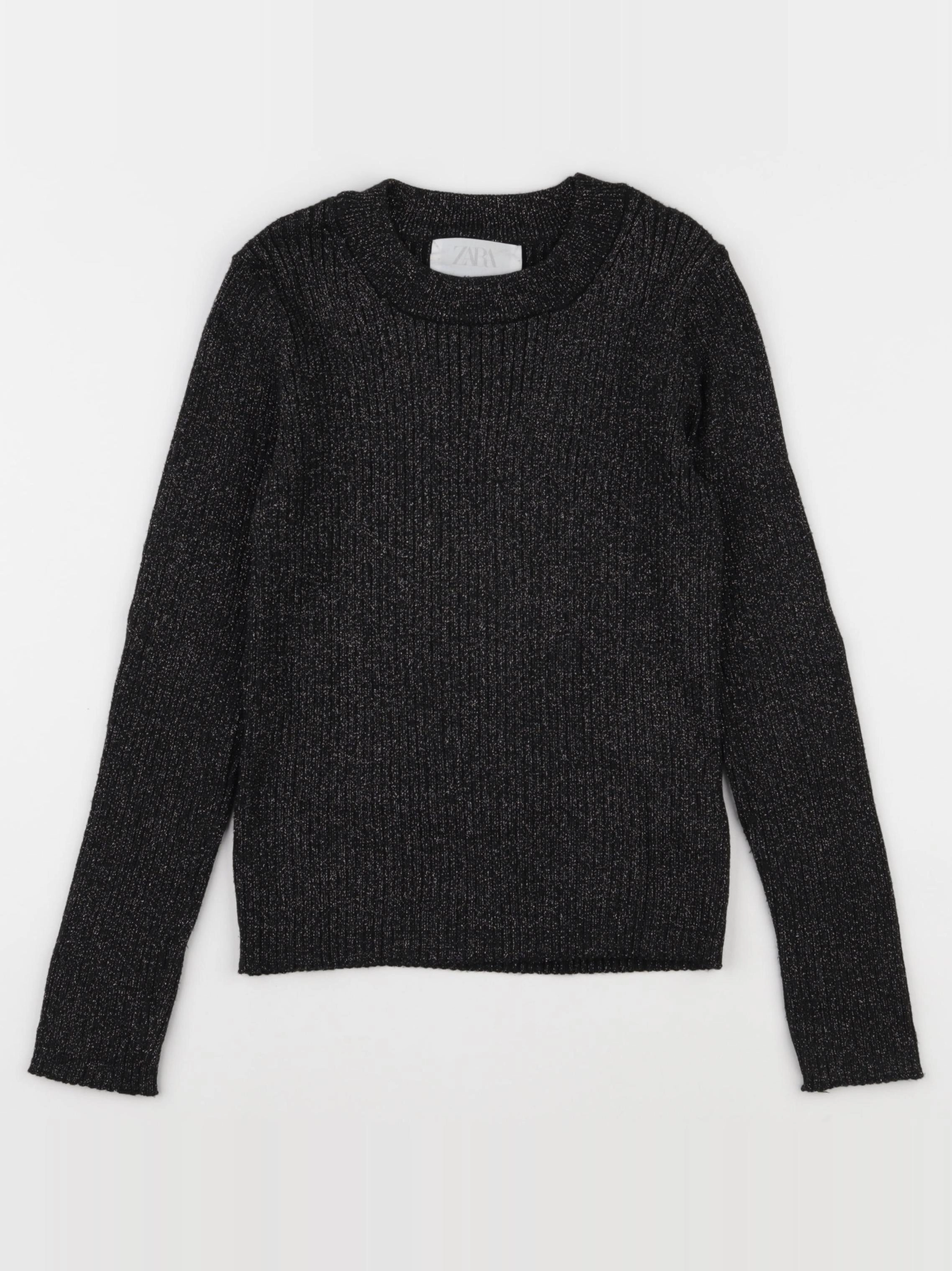 Zara - pull noir - 11/12 ans