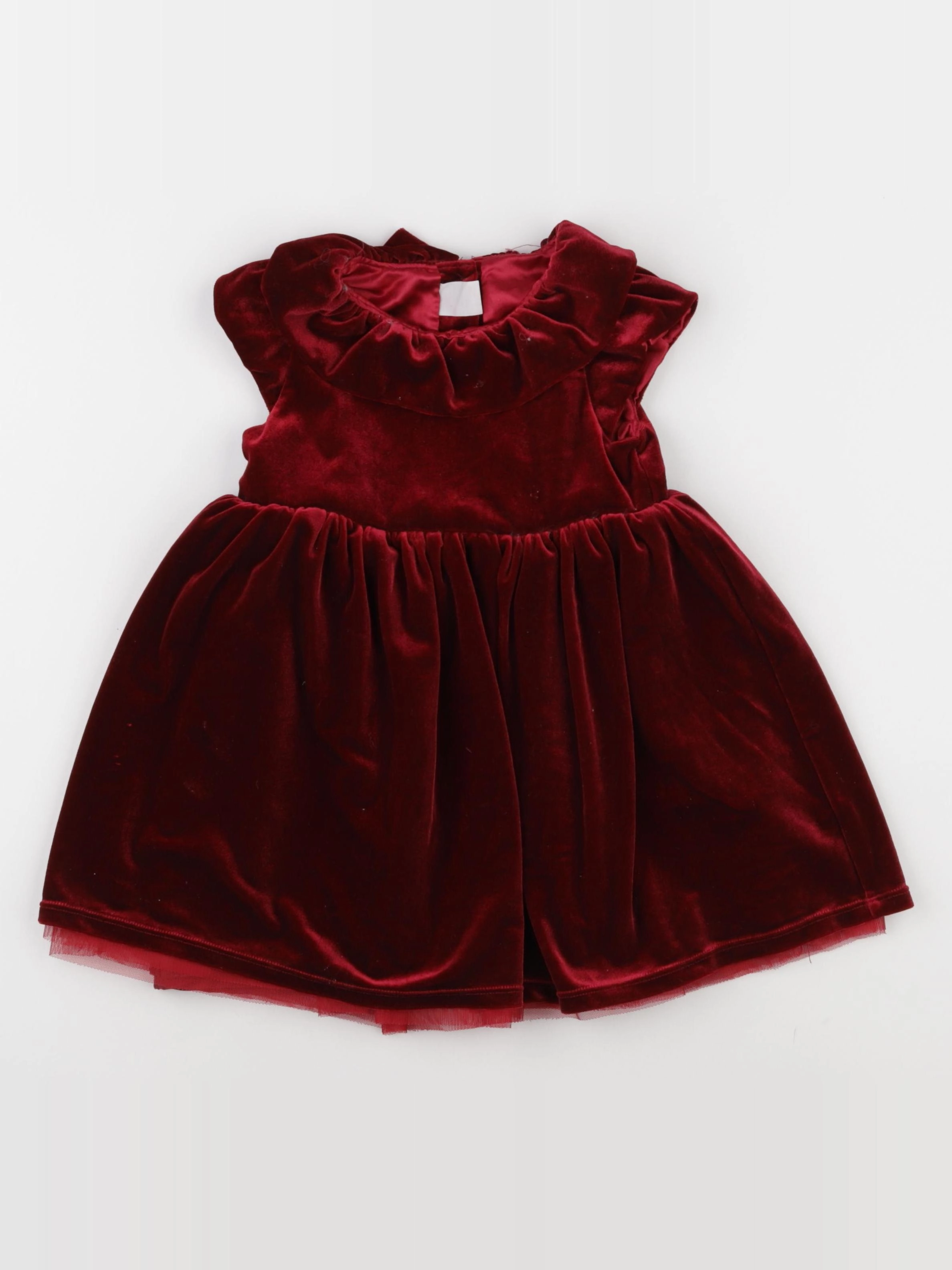 H&M - robe rouge - 1 an à 2 ans