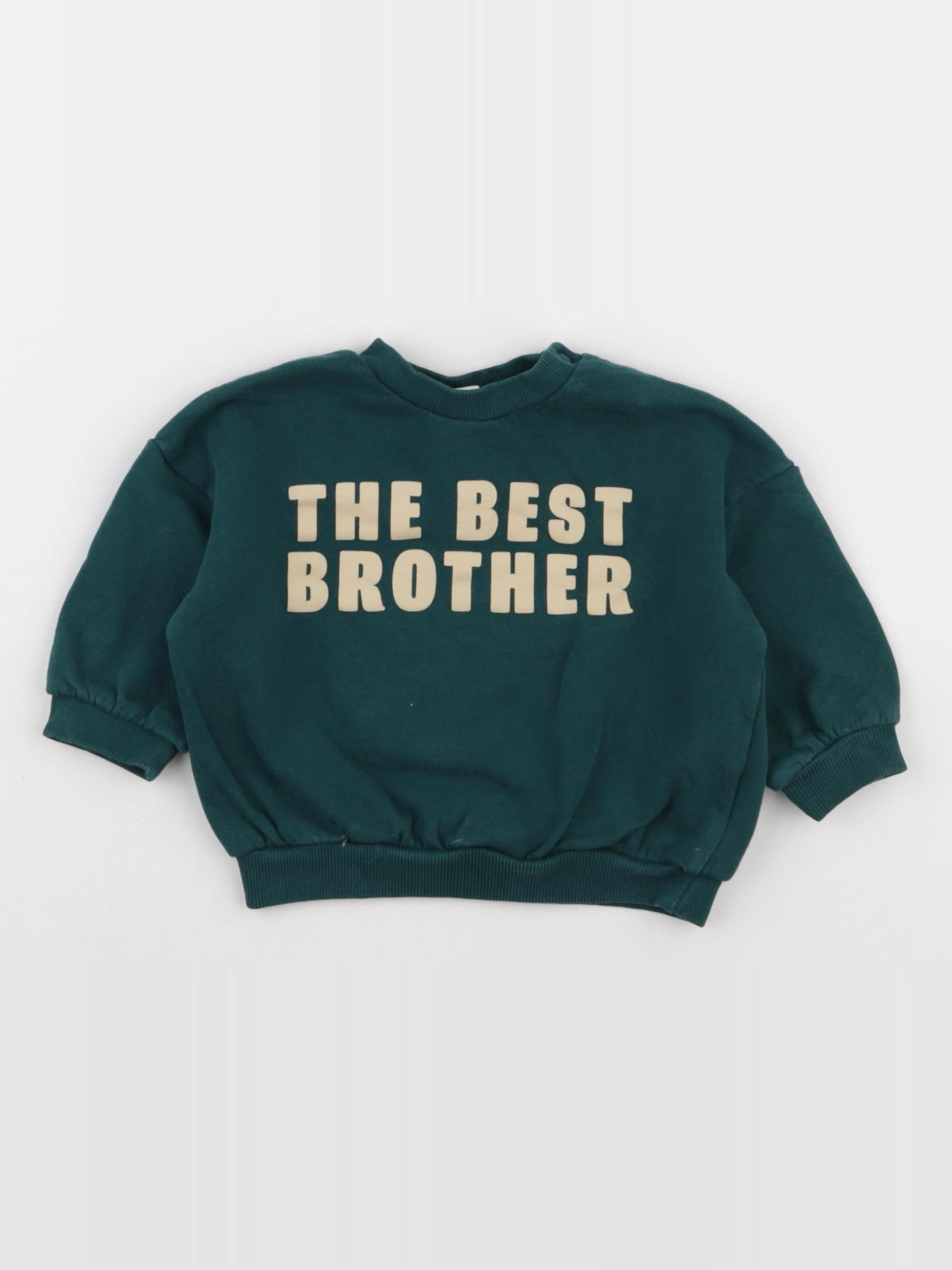 H&M - sweat vert - 6 mois