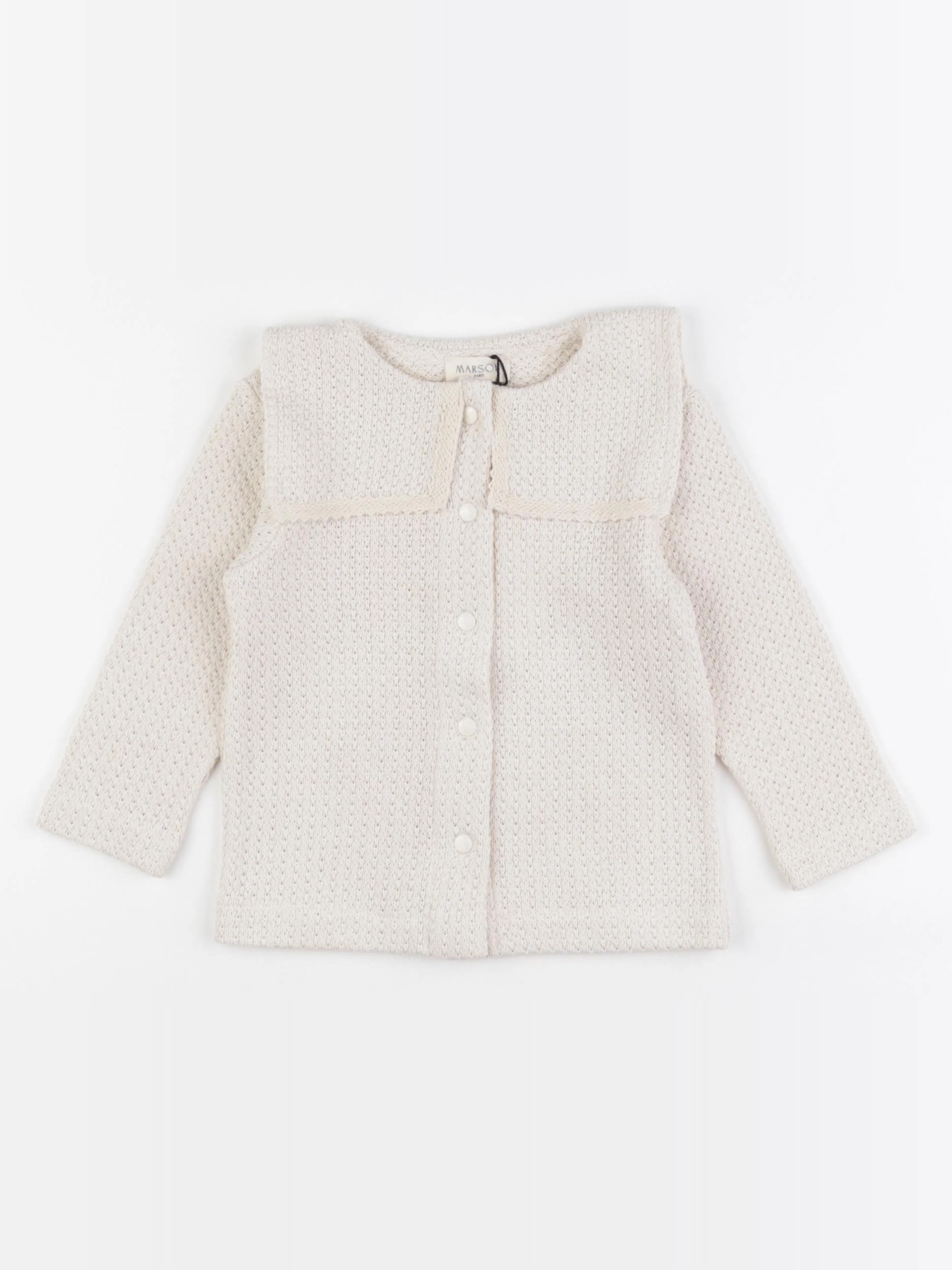 Marsou - Cardigan Luidia Ecru - 4 ans