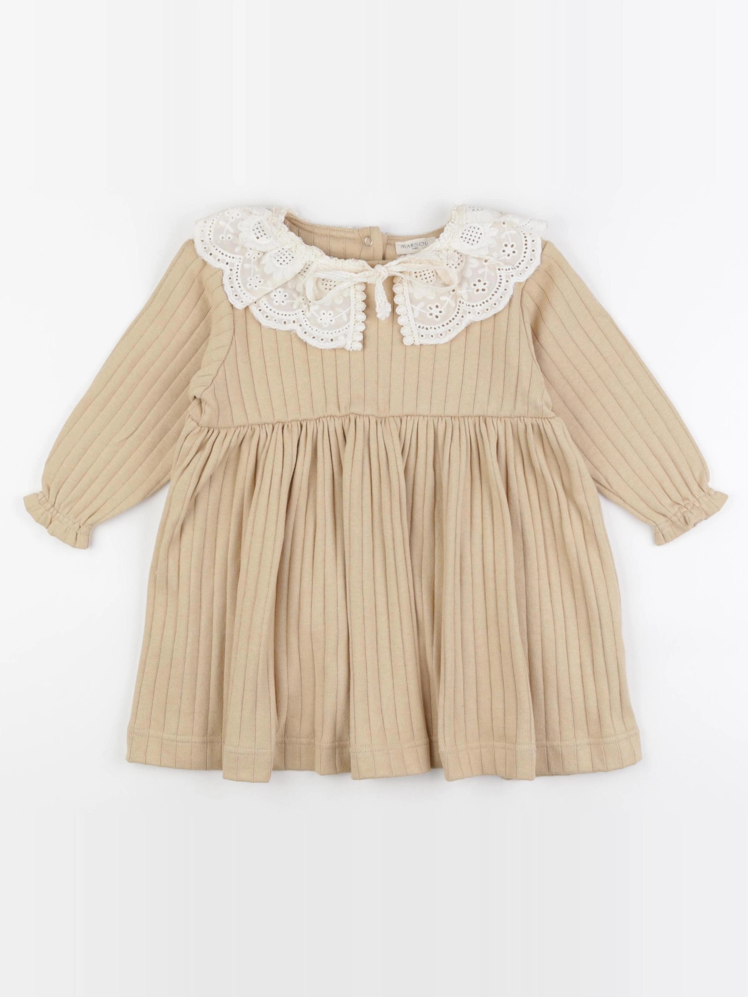 Marsou - Robe COMETE beige  - 3 ans