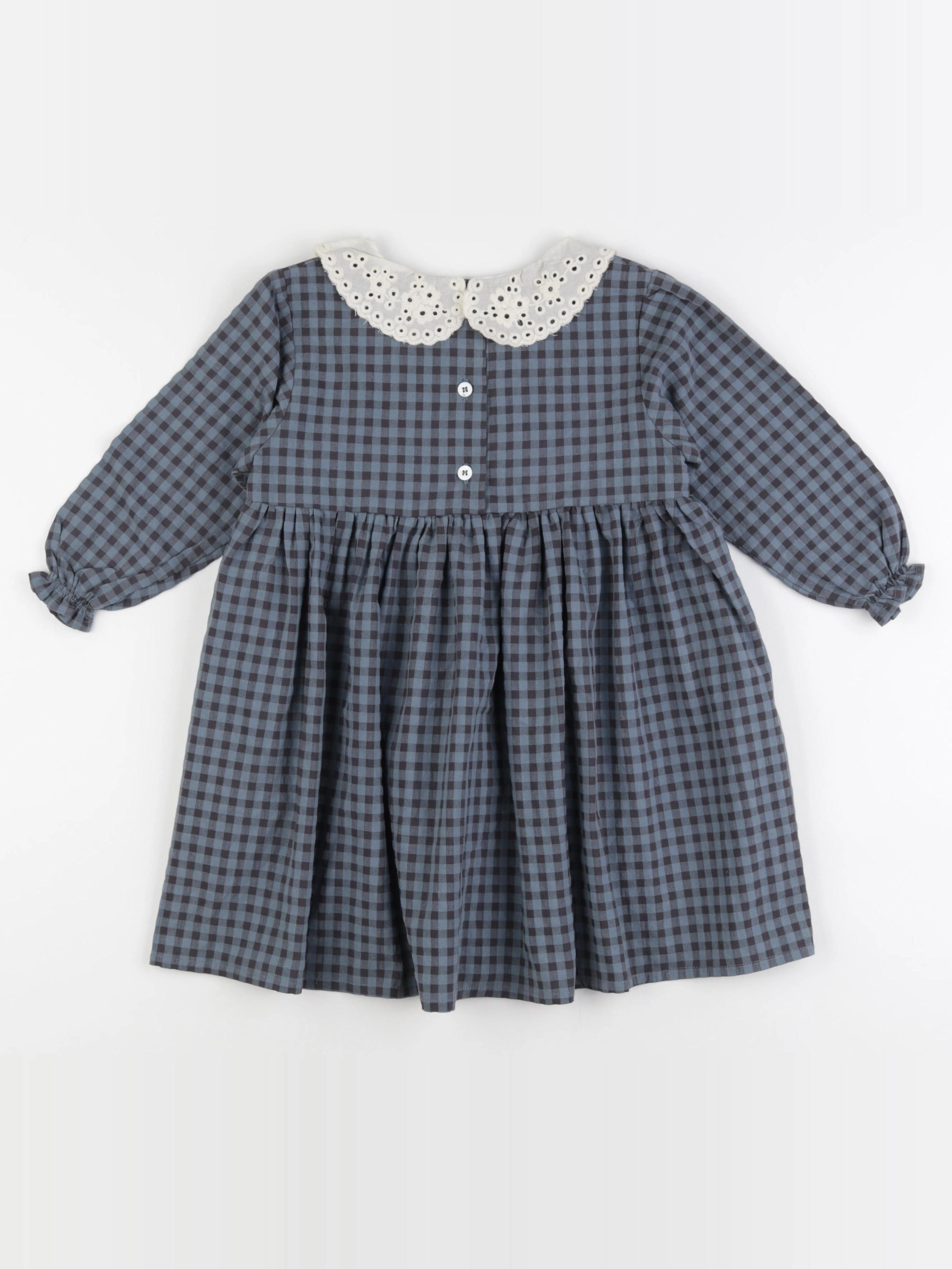 Marsou - Robe COMETE bleu vichy - 4 ans