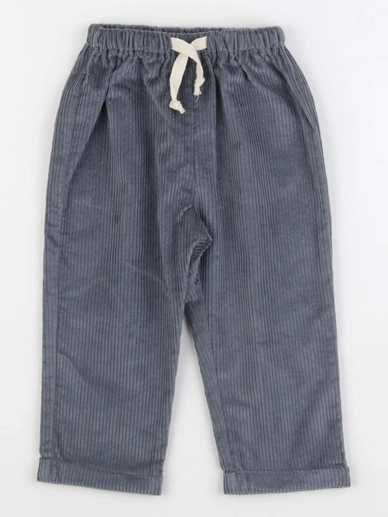 Marsou - Pantalon KILLI bleu velours côtelé - 12 mois