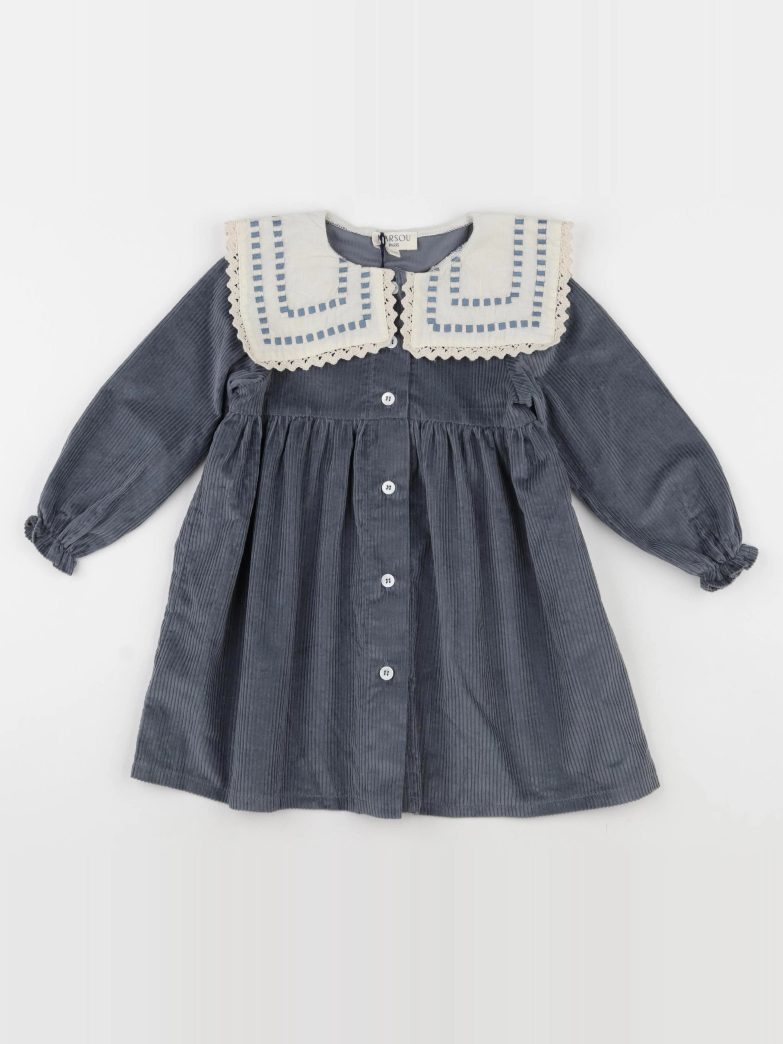 Marsou - Robe LUIDIA bleu - 3/4 ans