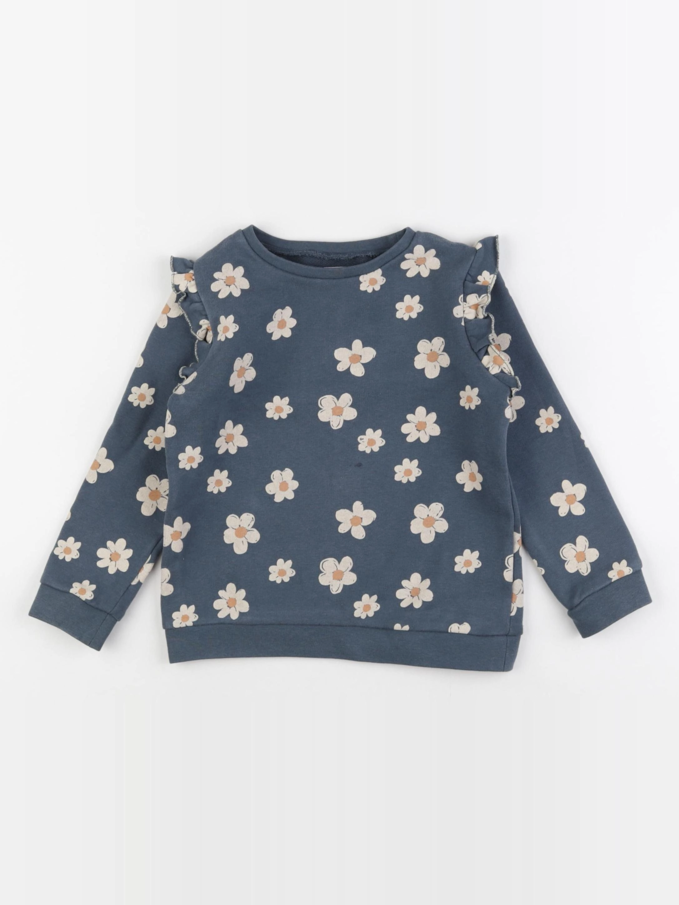 Vertbaudet - sweat bleu - 4 ans