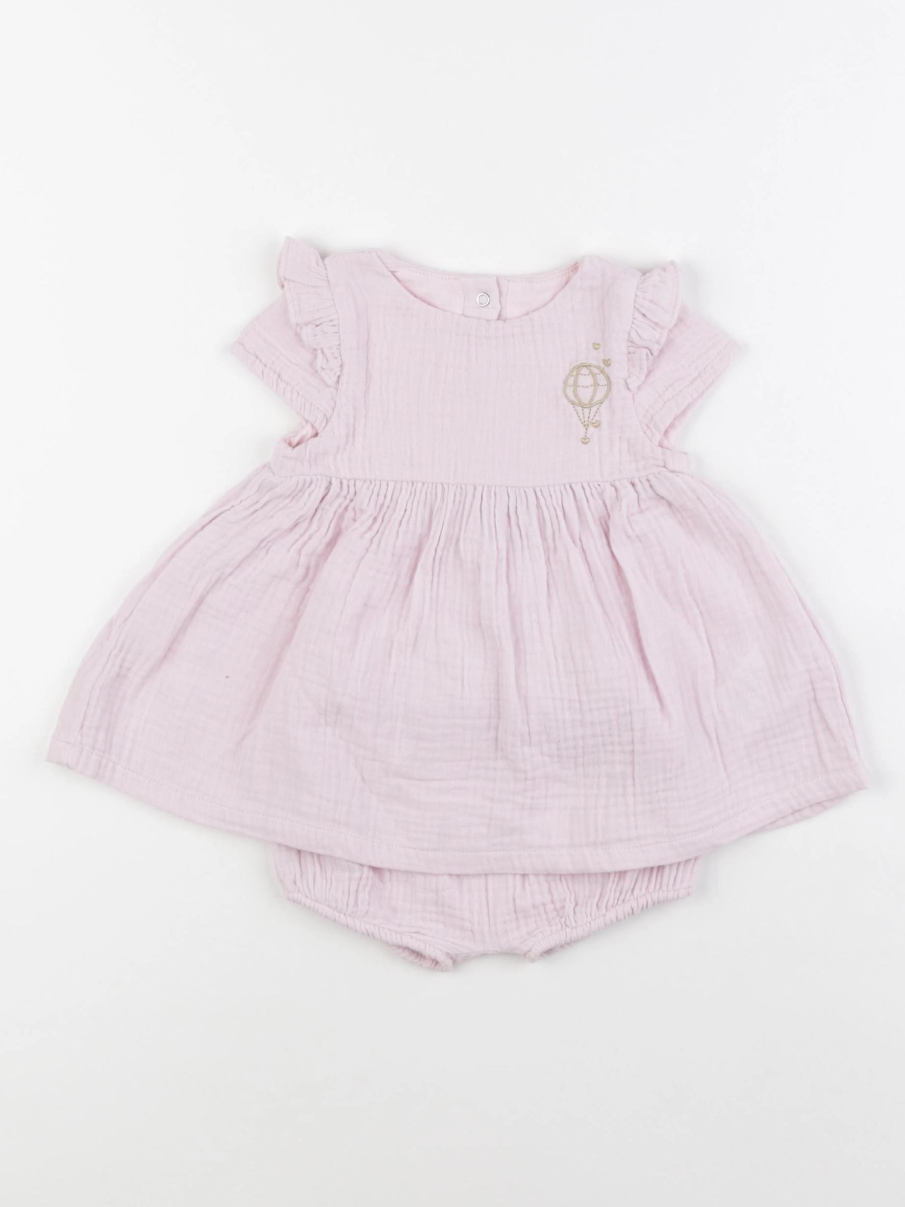 Vertbaudet - robe rose - 3 ans