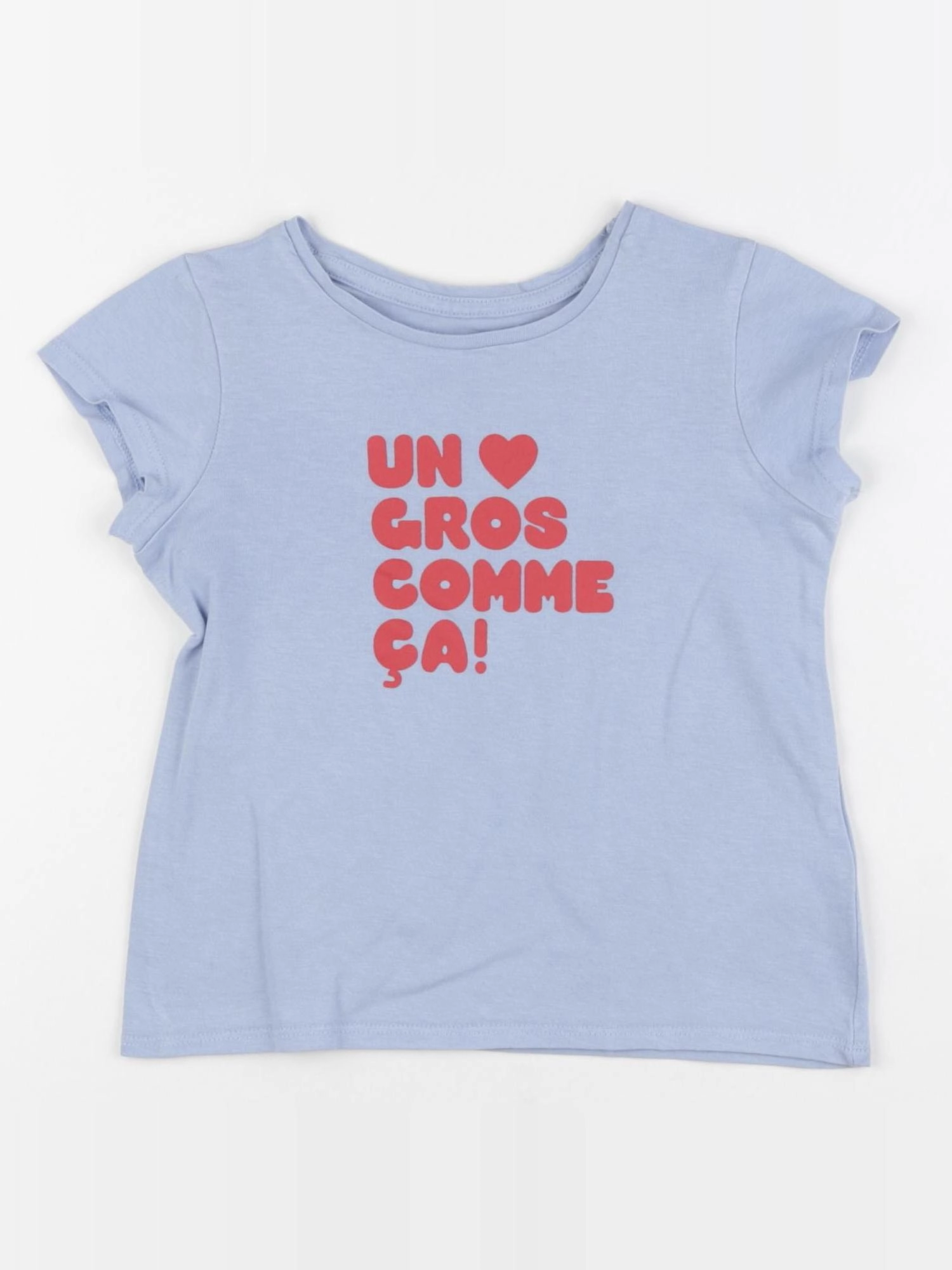 Vertbaudet - tee-shirt bleu - 3 ans