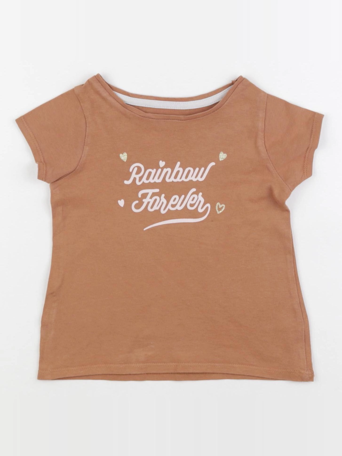 Vertbaudet - tee-shirt marron - 3 ans