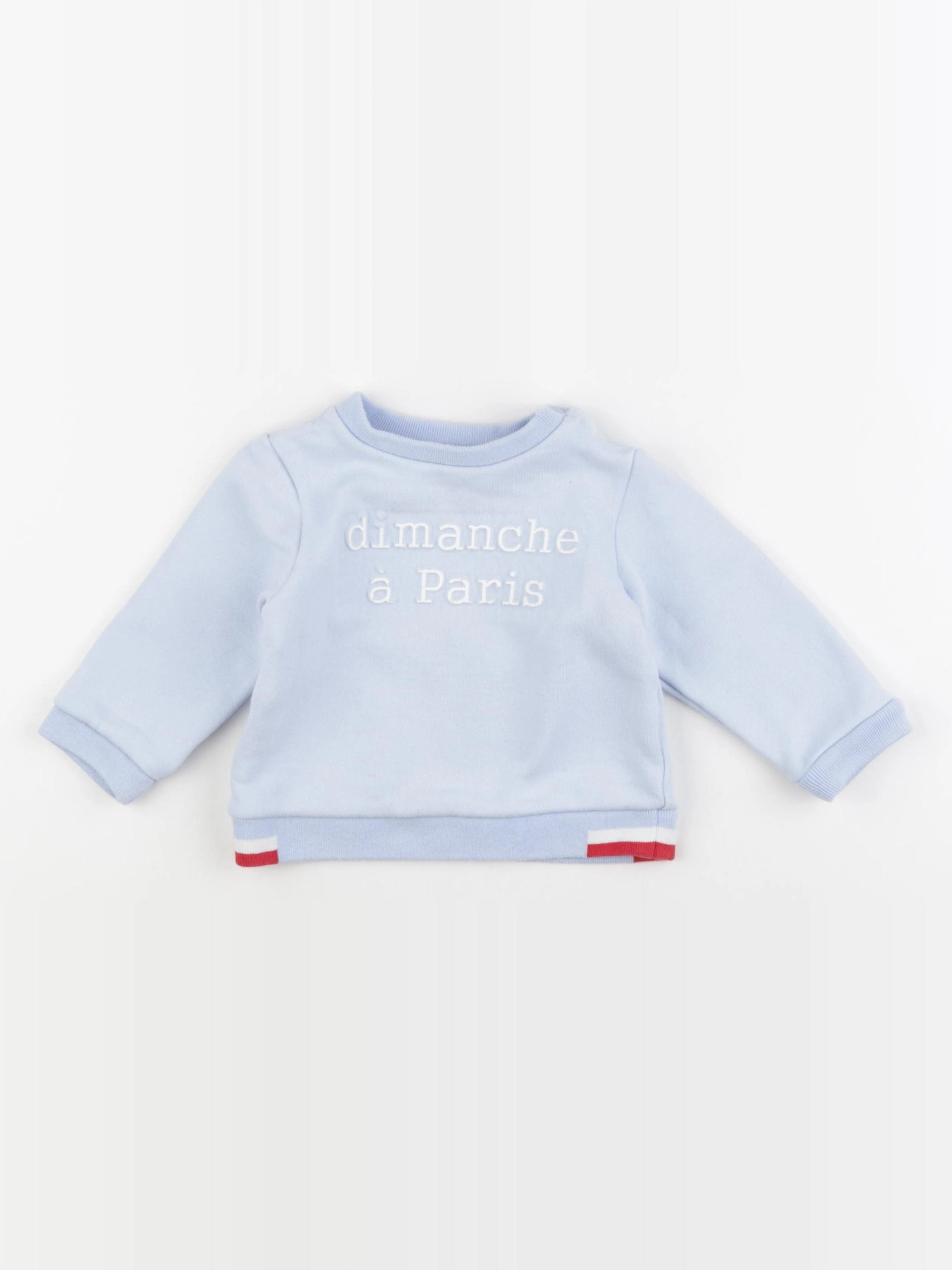 Jacadi - sweat bleu - 18 mois