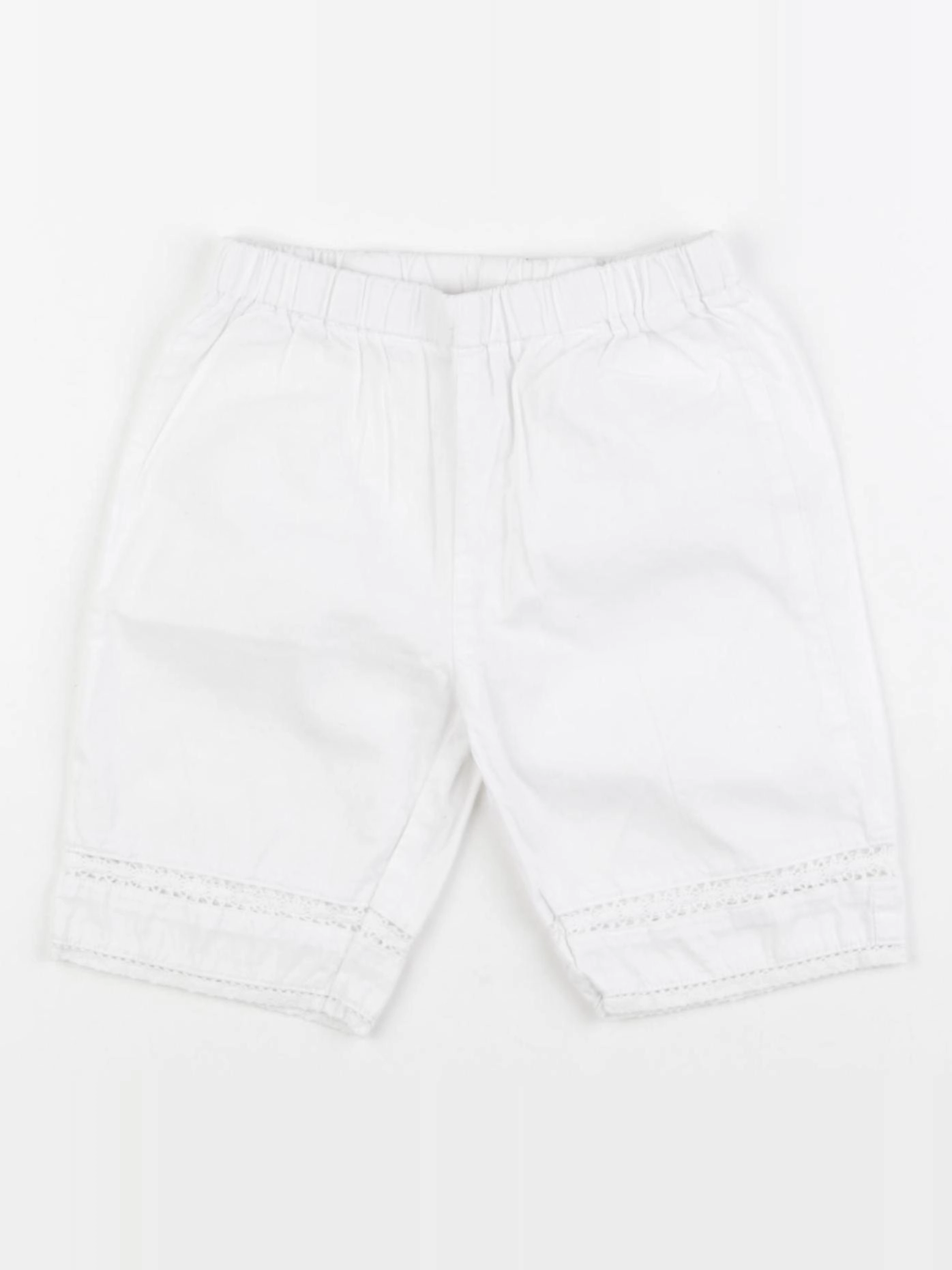 Vertbaudet - pantalon blanc - 2 ans