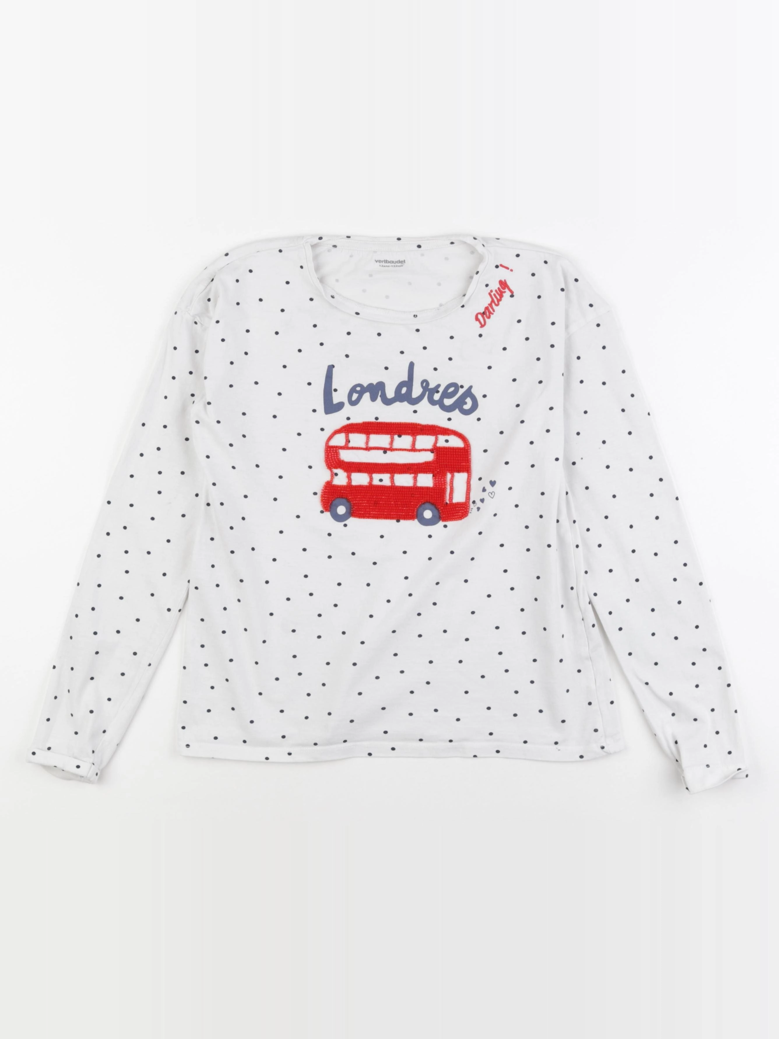 Vertbaudet - tee-shirt multicolore - 12 ans