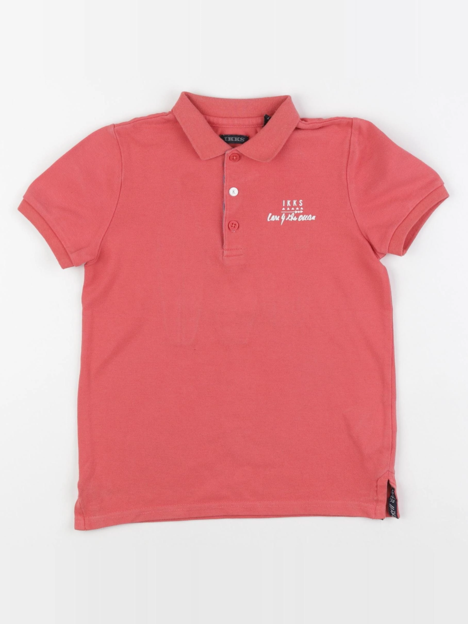 IKKS - polo imprimé au dos rouge - 4 ans