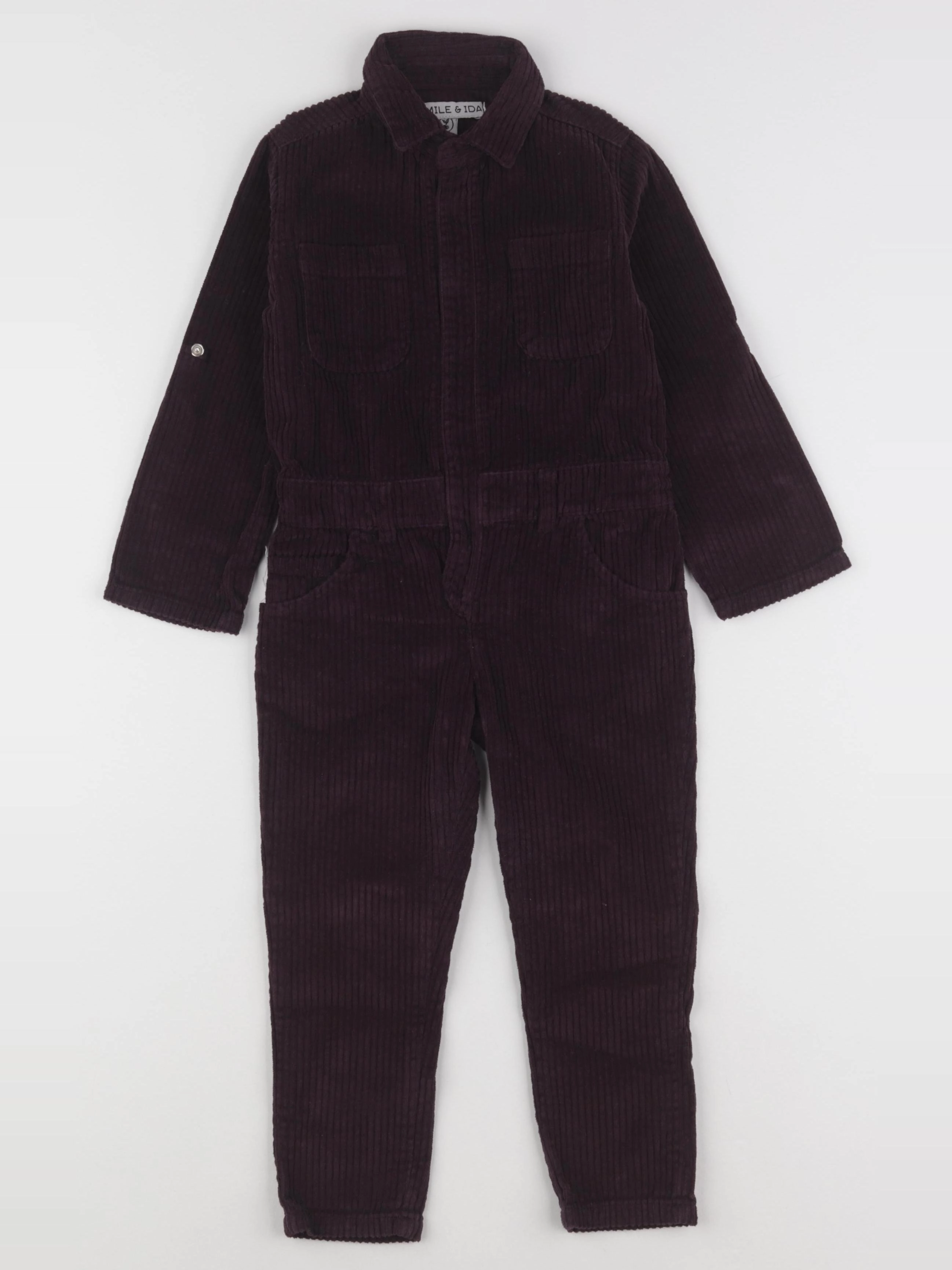 Emile et Ida - combinaison violet - 3 ans