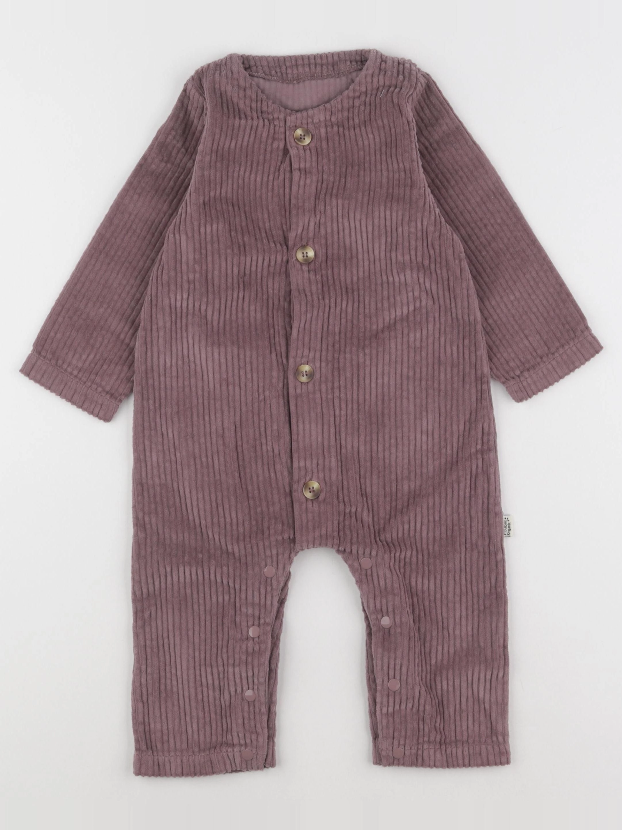 Poudre Organic - combinaison violet - 12 mois
