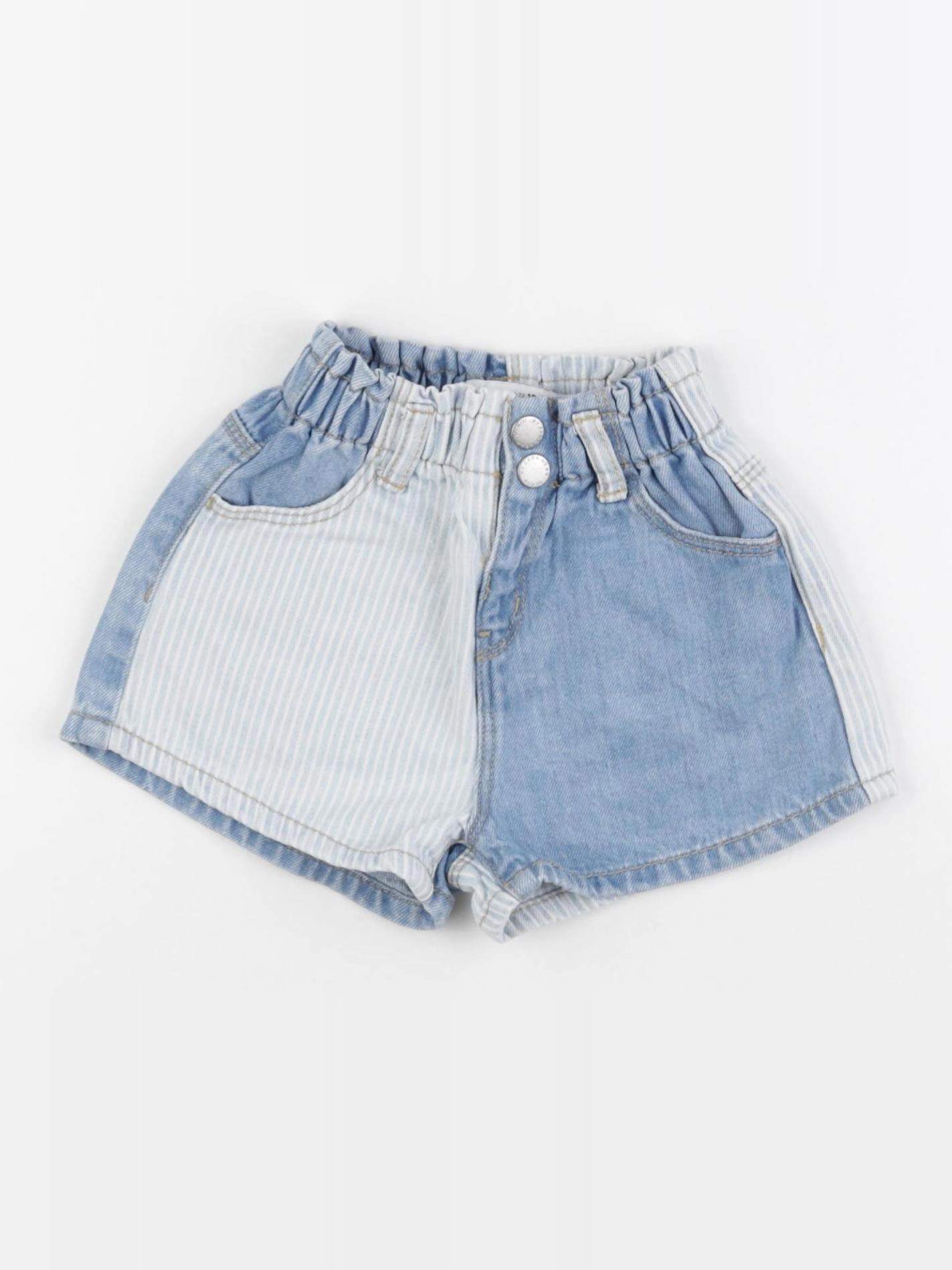 Zara - short bleu - 18/24 mois