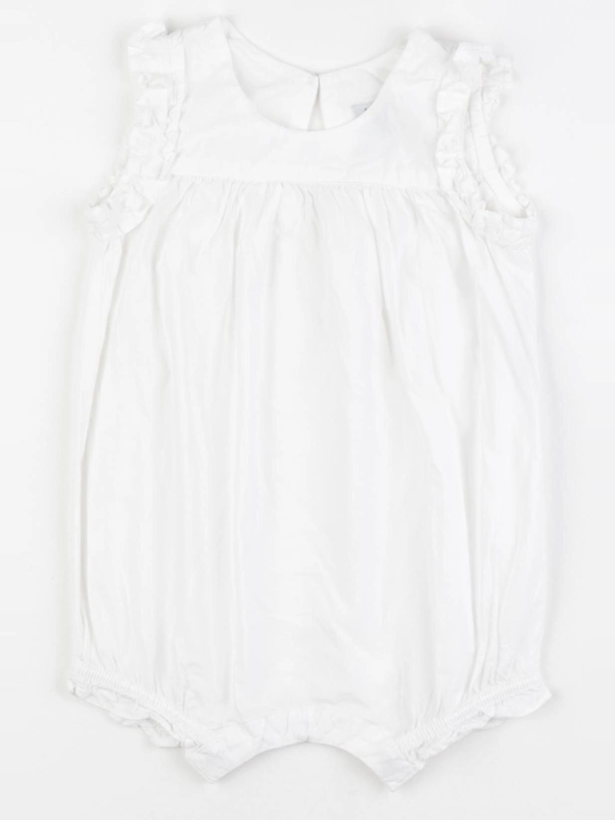 Petit Bateau - combinaison blanc - 6 mois