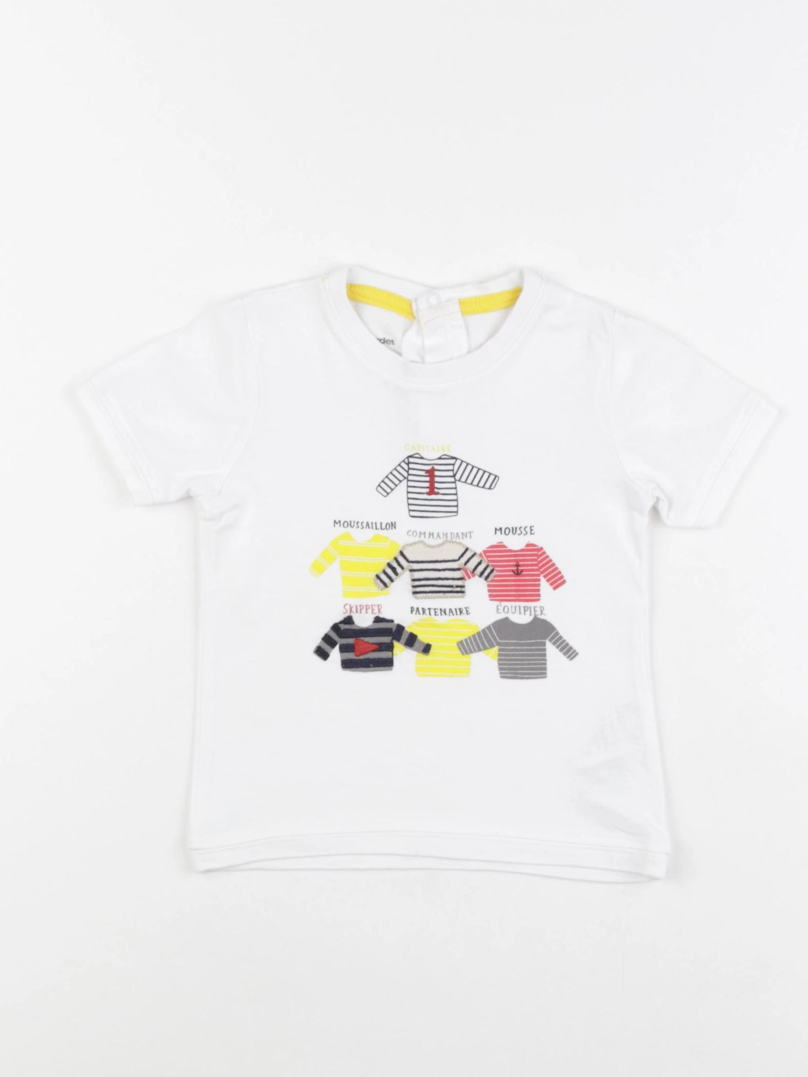 Vertbaudet - tee-shirt multicolore - 12 mois
