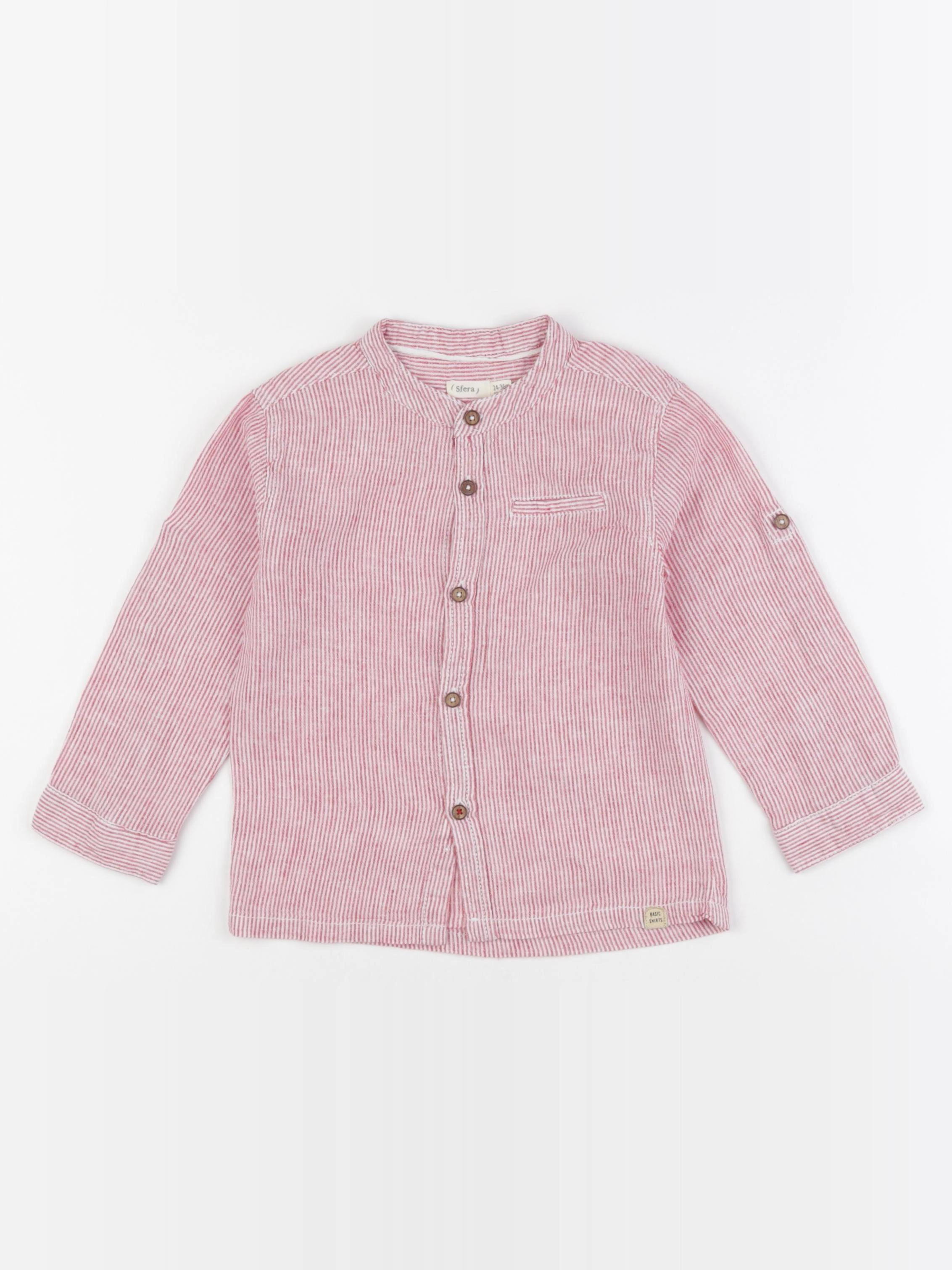 Sfera - chemise rouge - 24/36 mois